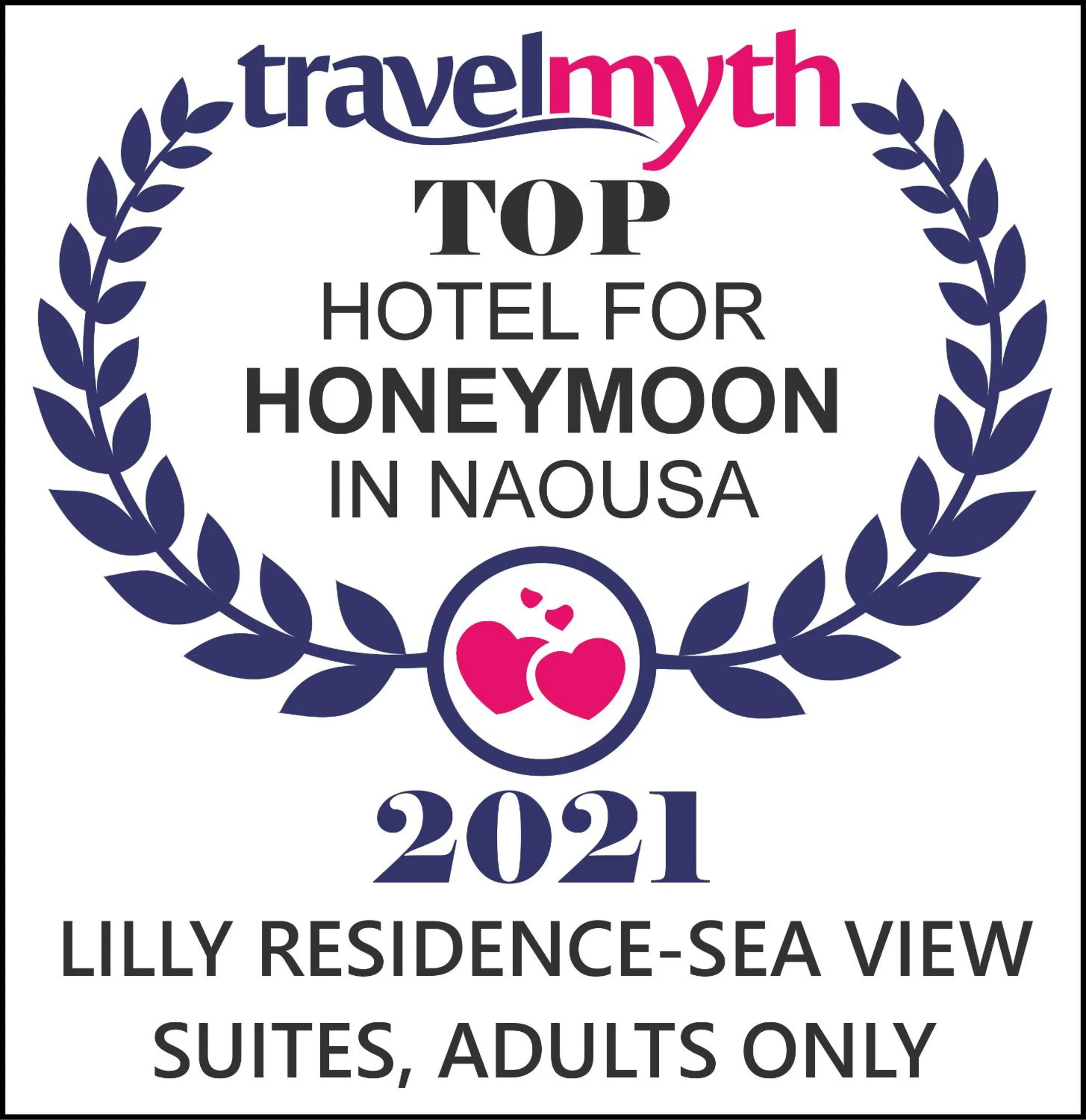 Certificate/Award in Lilly Residence-All Sea View Suites, Adults Only