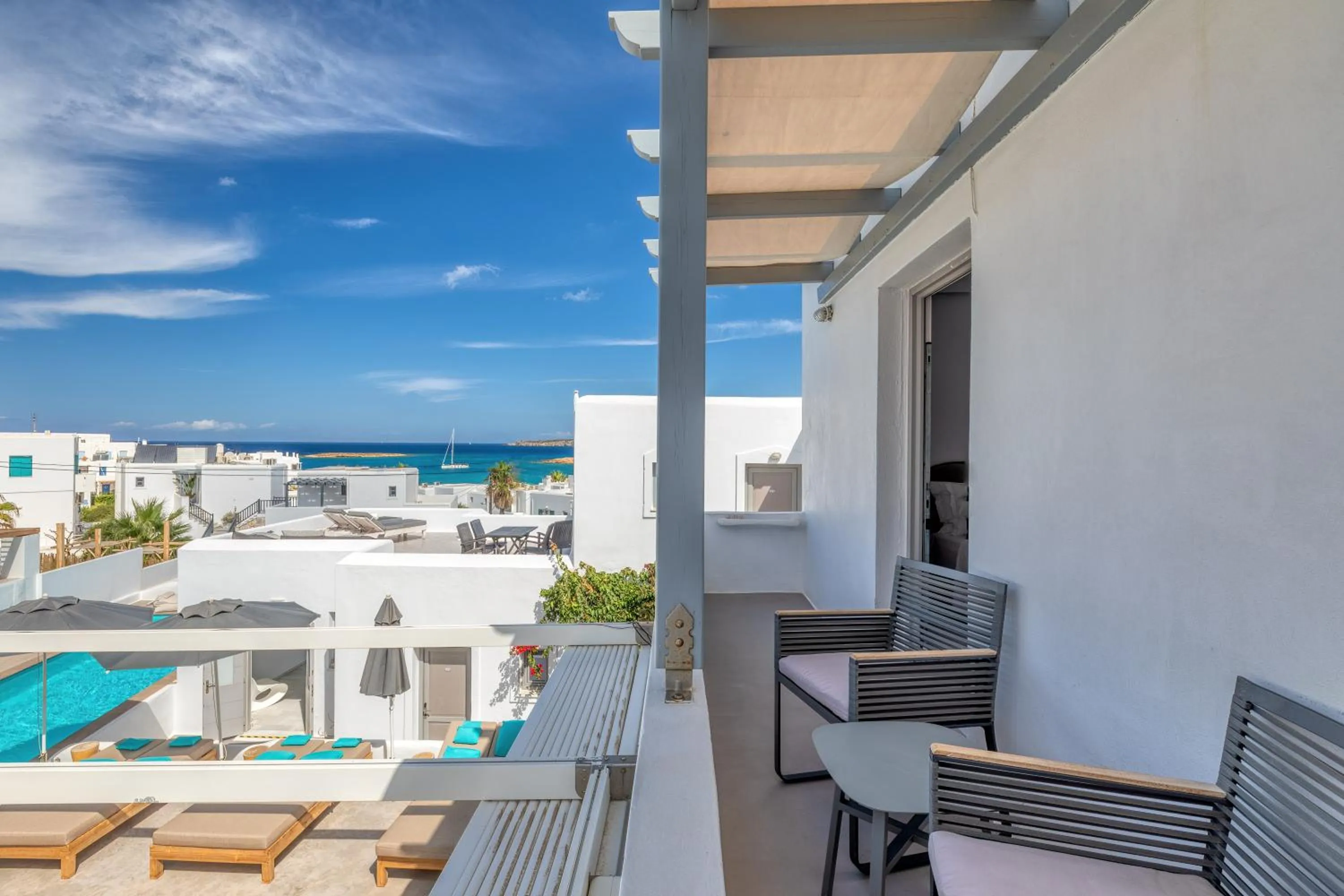 Balcony/Terrace in Lilly Residence-All Sea View Suites, Adults Only