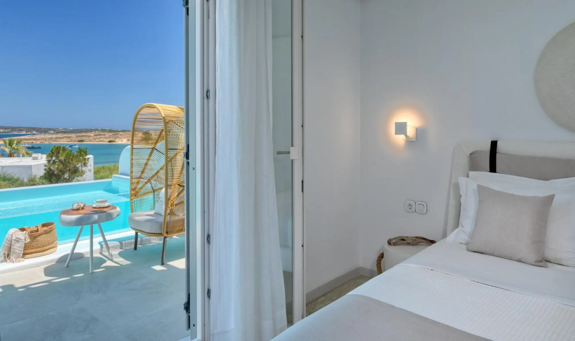 Balcony/Terrace, Bed in Lilly Residence-All Sea View Suites, Adults Only