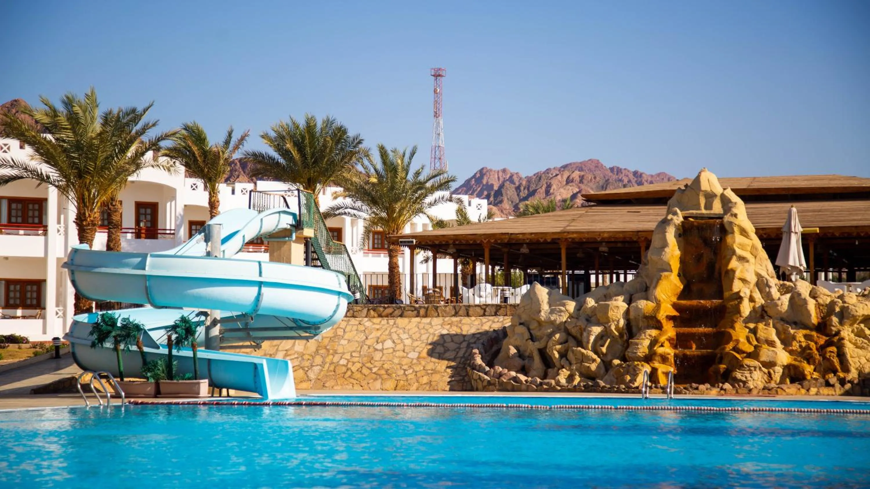 Swimming pool in Happy Life Village Dahab