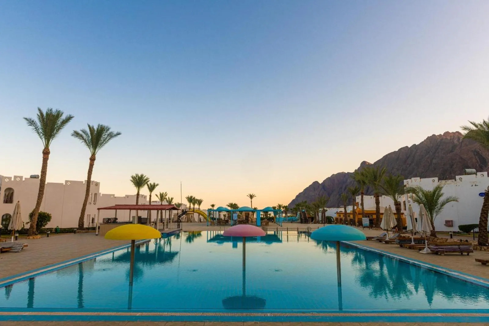 Swimming pool in Happy Life Village Dahab