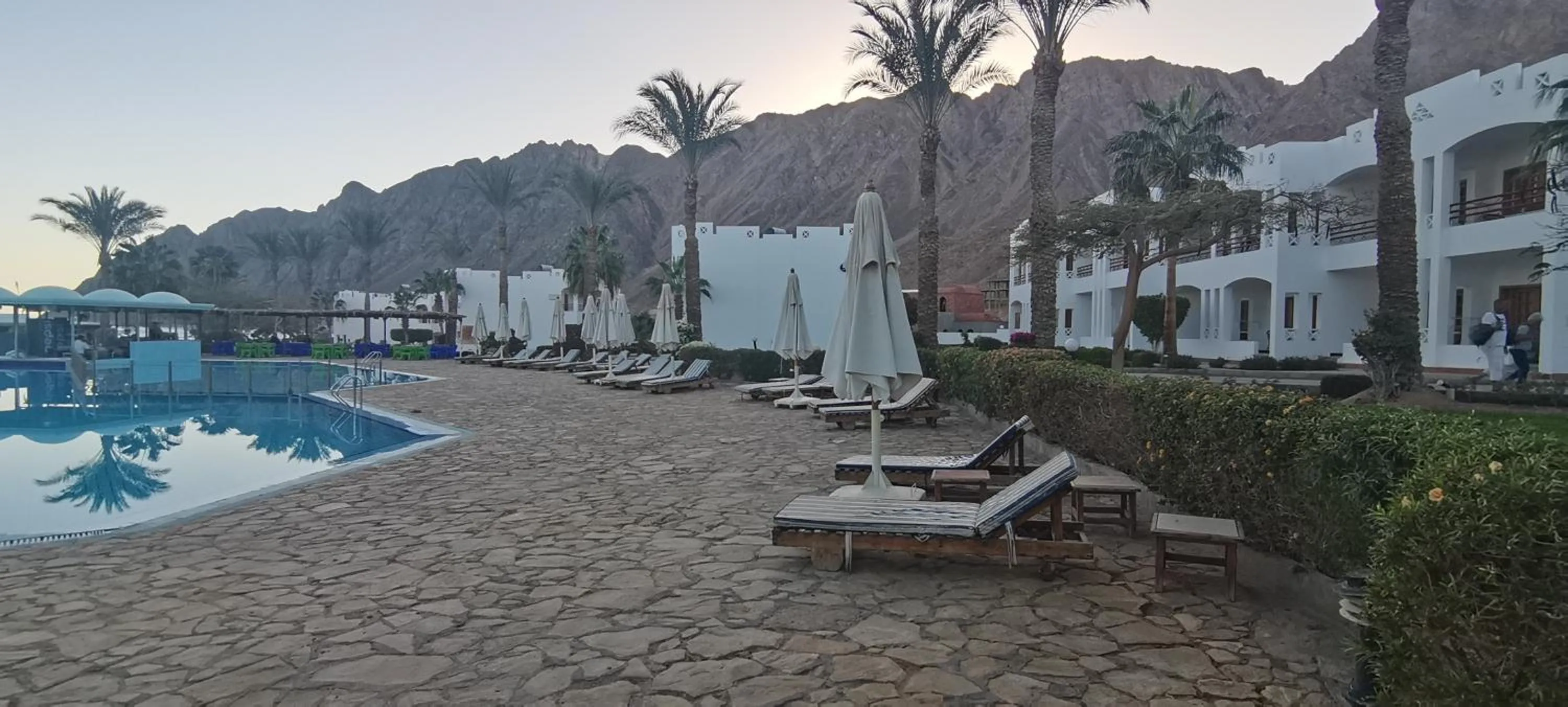 Pool view in Happy Life Village Dahab