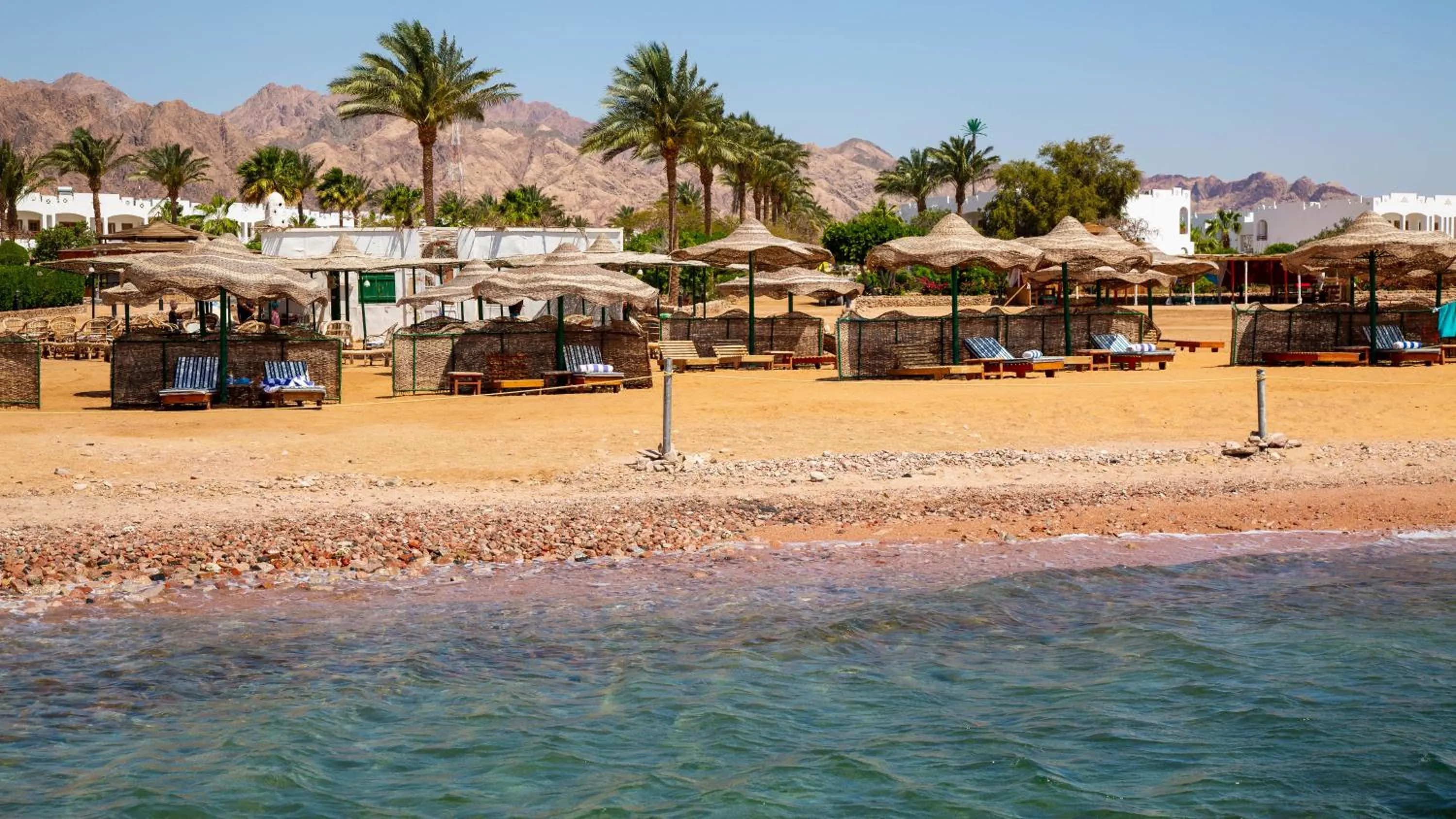 Beach in Happy Life Village Dahab