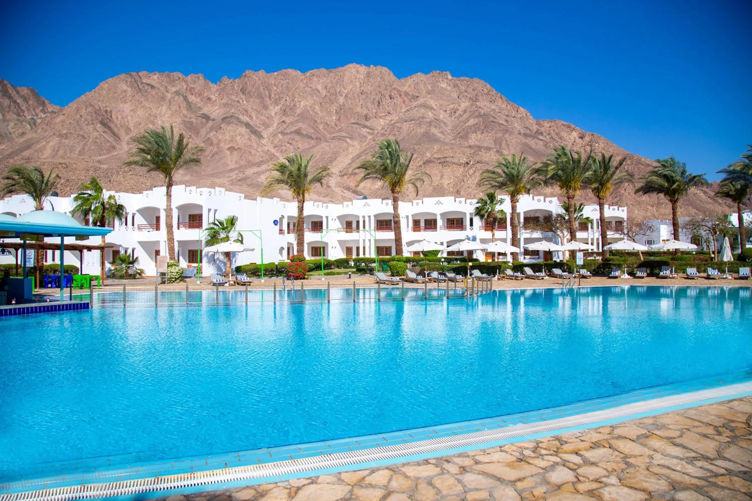 Pool view in Happy Life Village Dahab