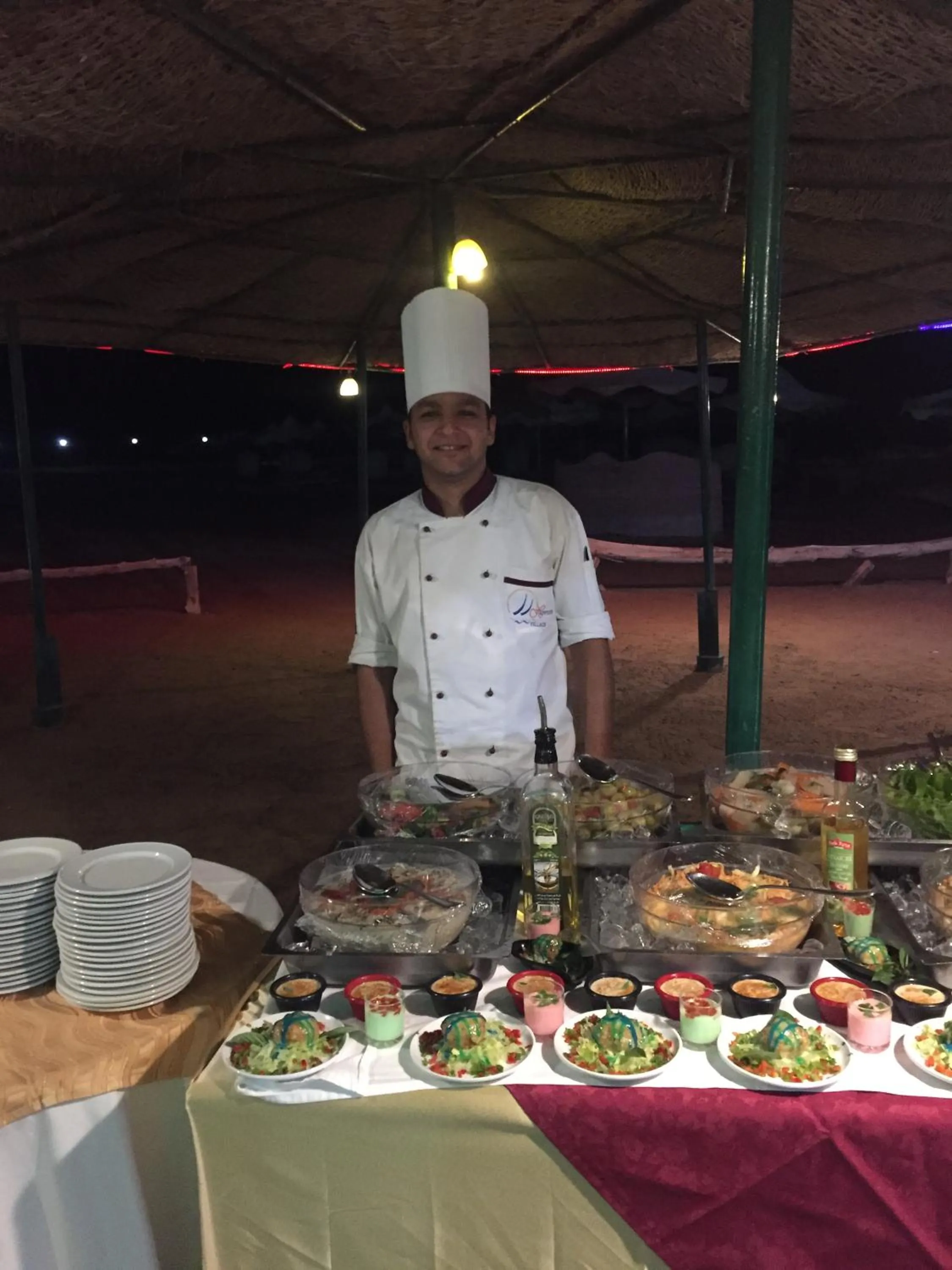 Dinner in Happy Life Village Dahab
