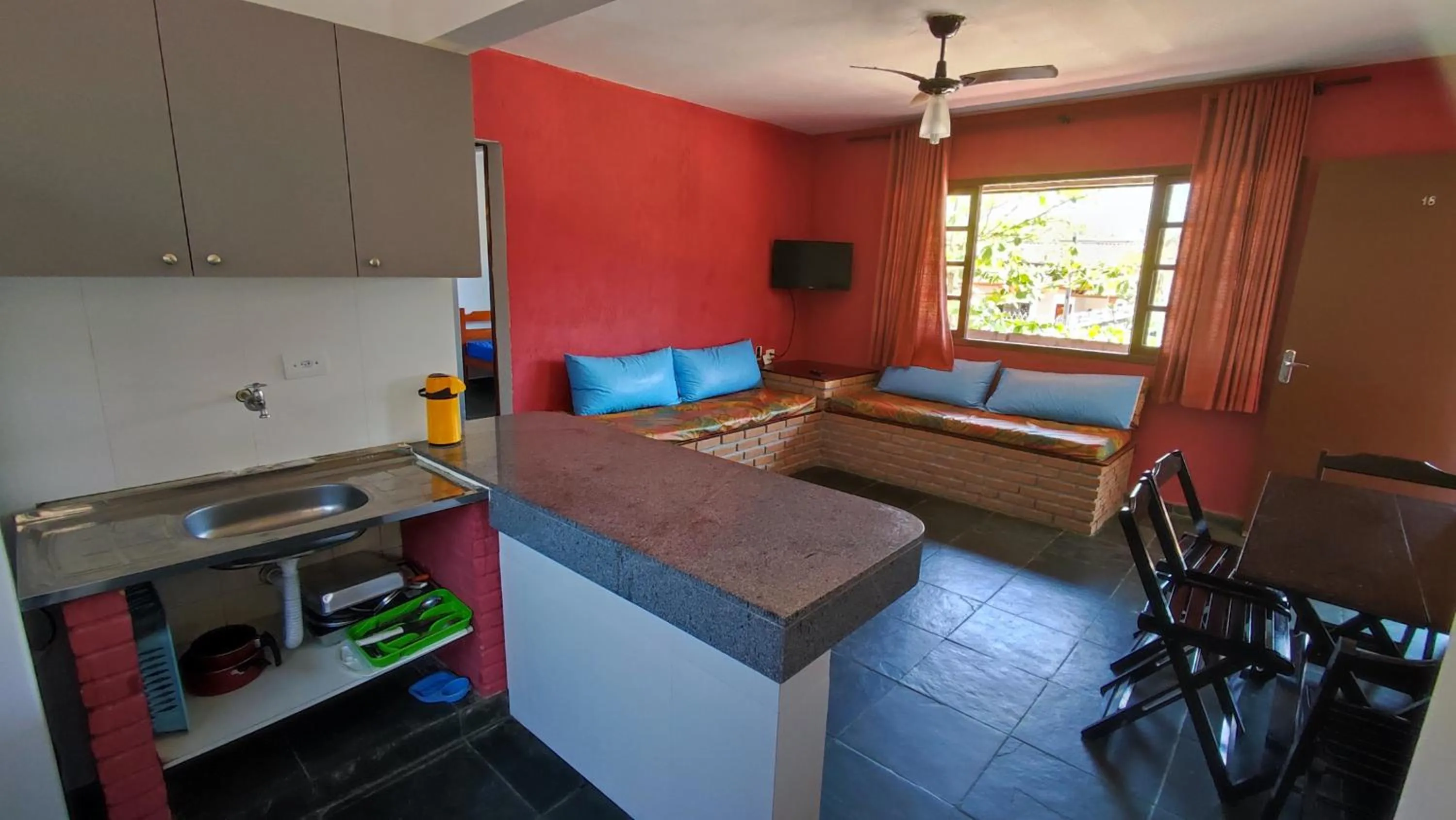 Kitchen or kitchenette in Residencial Chalés Âncora