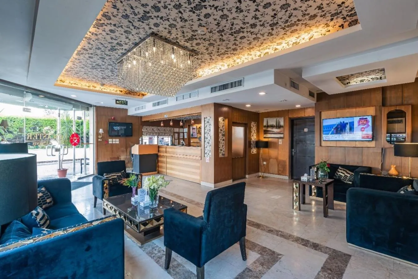 Lobby or reception in Lancaster Hotel Apartments-Gardens