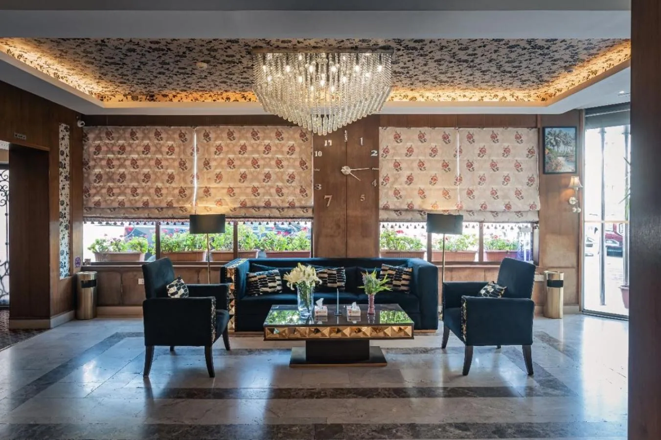 Lobby or reception in Lancaster Hotel Apartments-Gardens