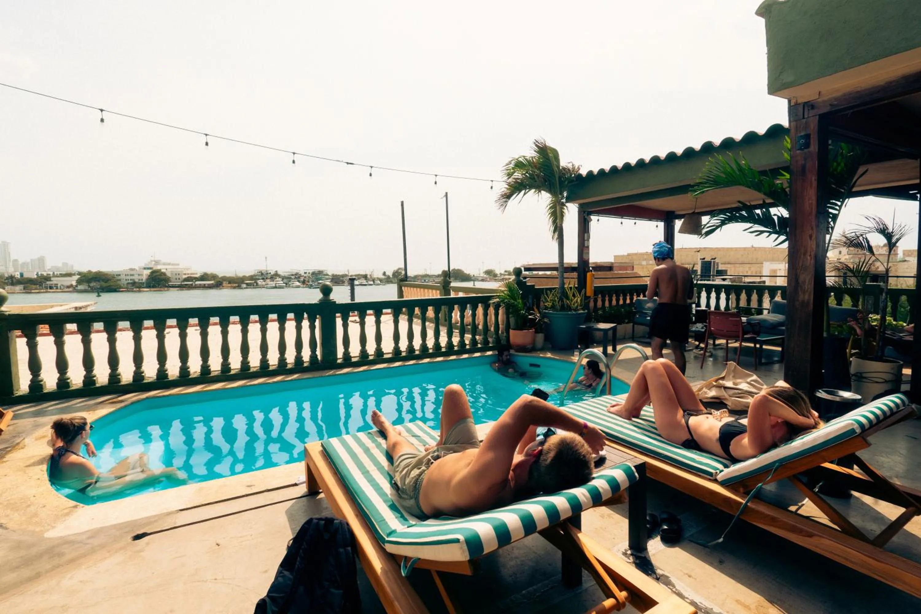 Patio in Viajero Cartagena - Getsemaní Hostel