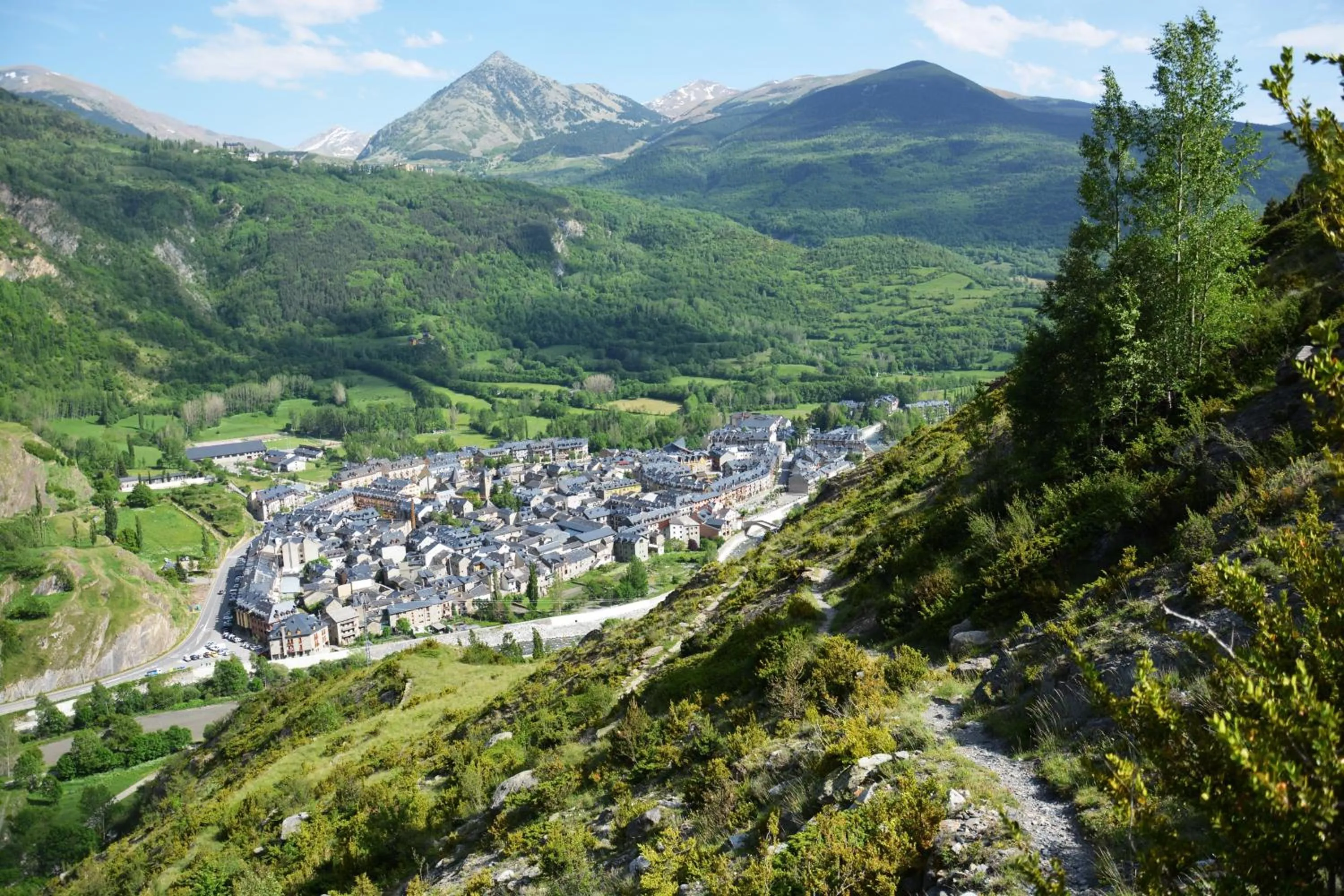 Bird's eye view in San Marsial Benasque Apart Hotel