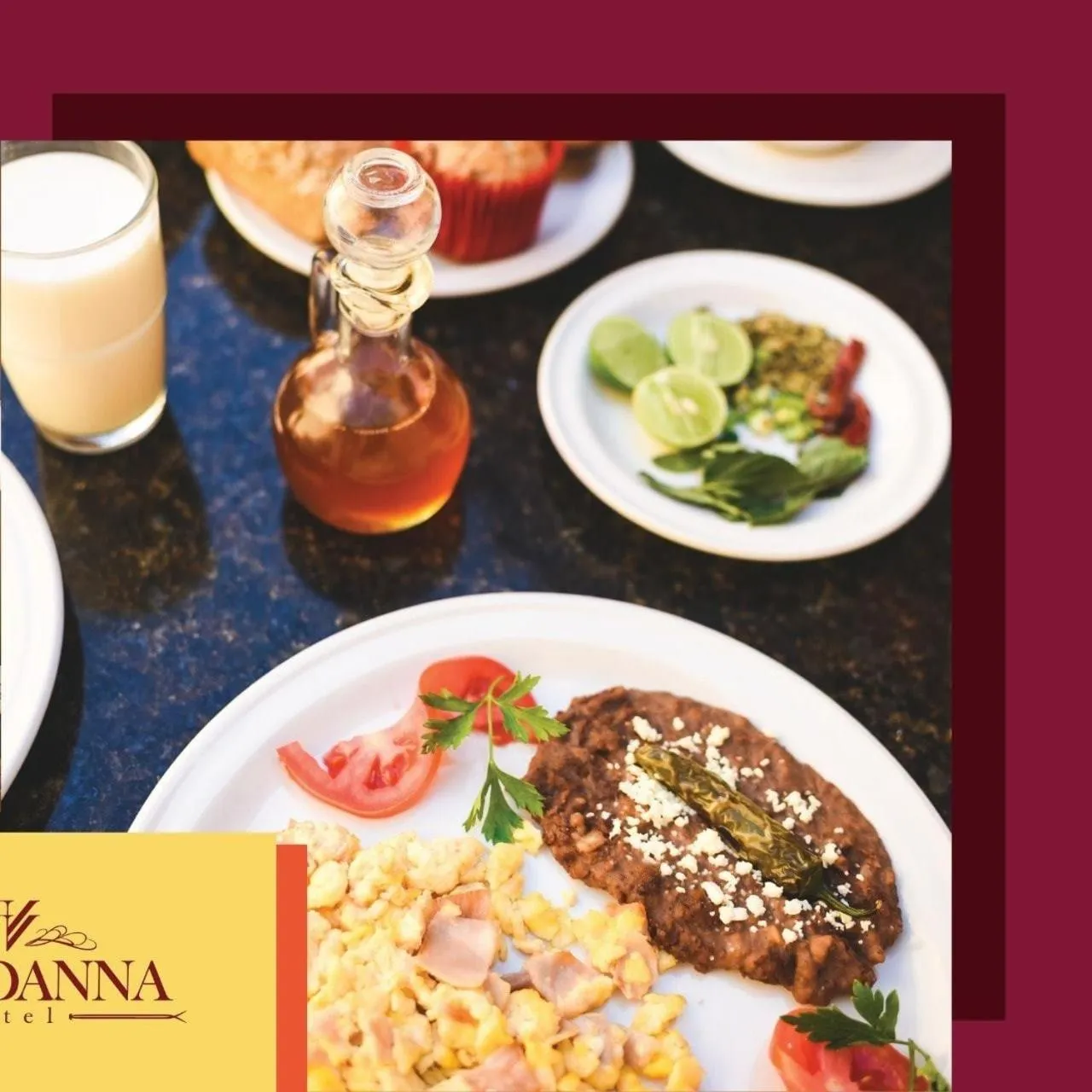 Breakfast in Hotel Casa Danna