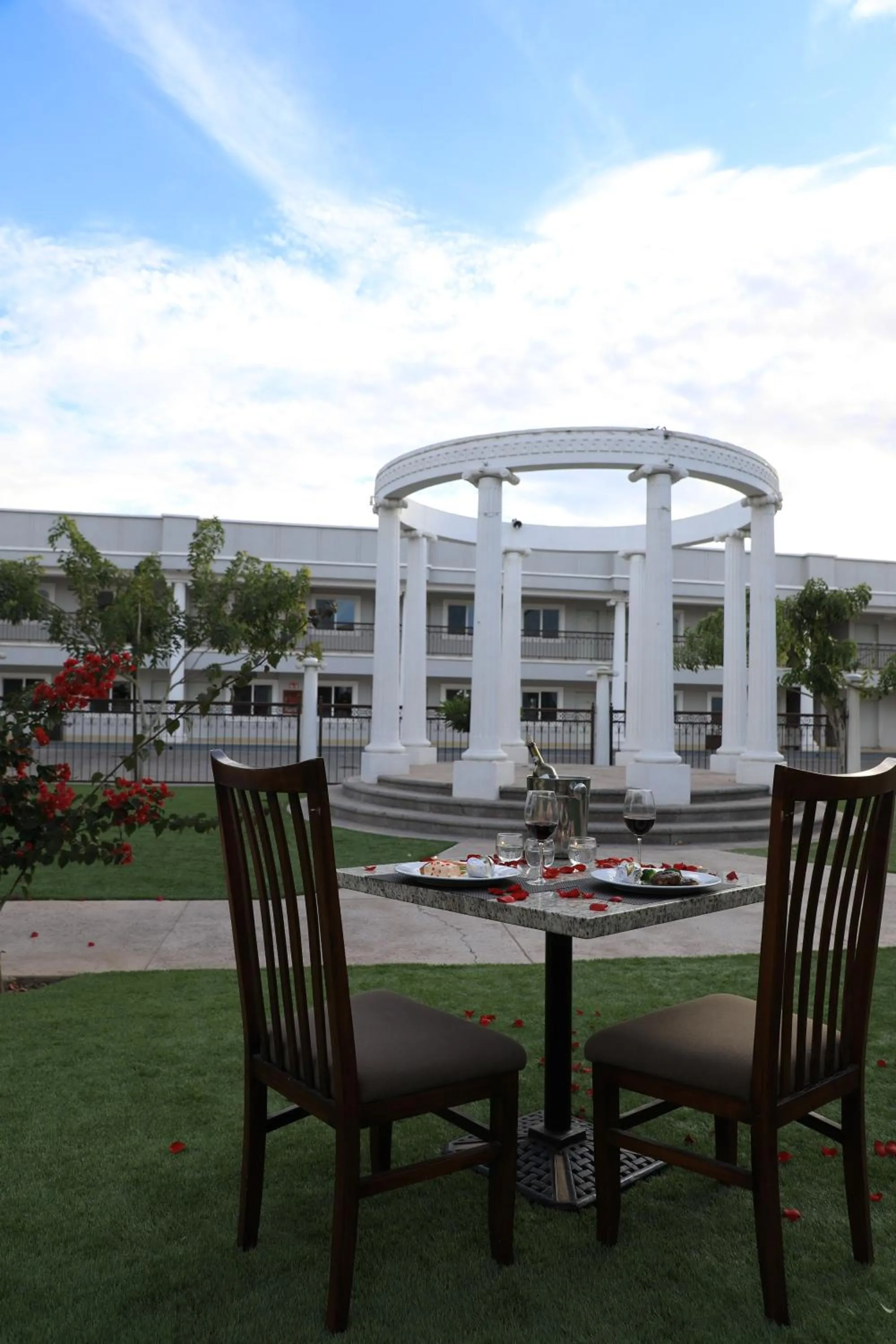 Property building in Hotel Santorian