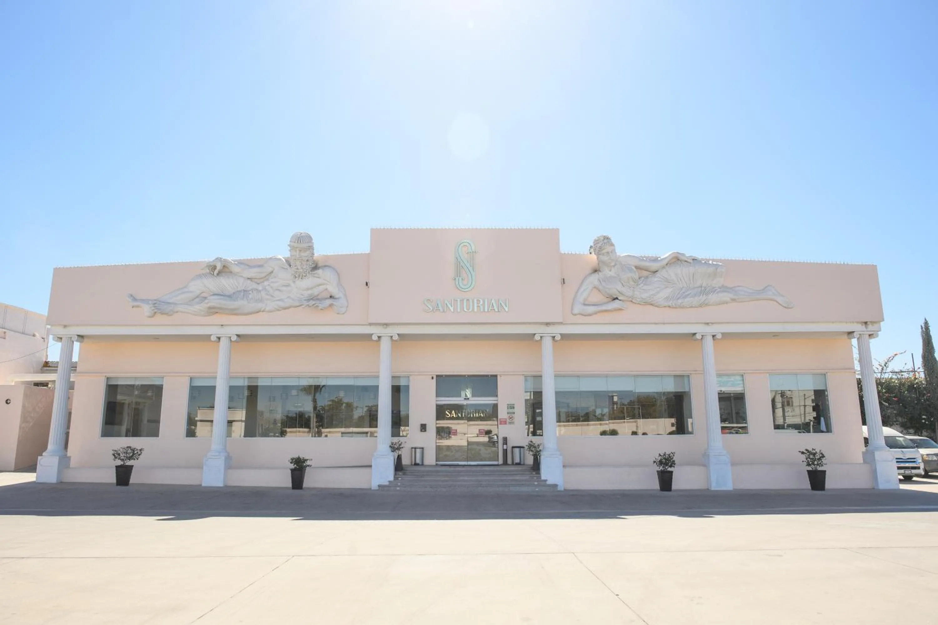 Property building in Hotel Santorian