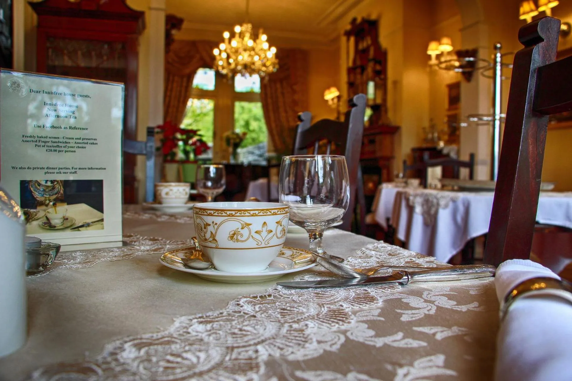 Dining area in Innisfree House