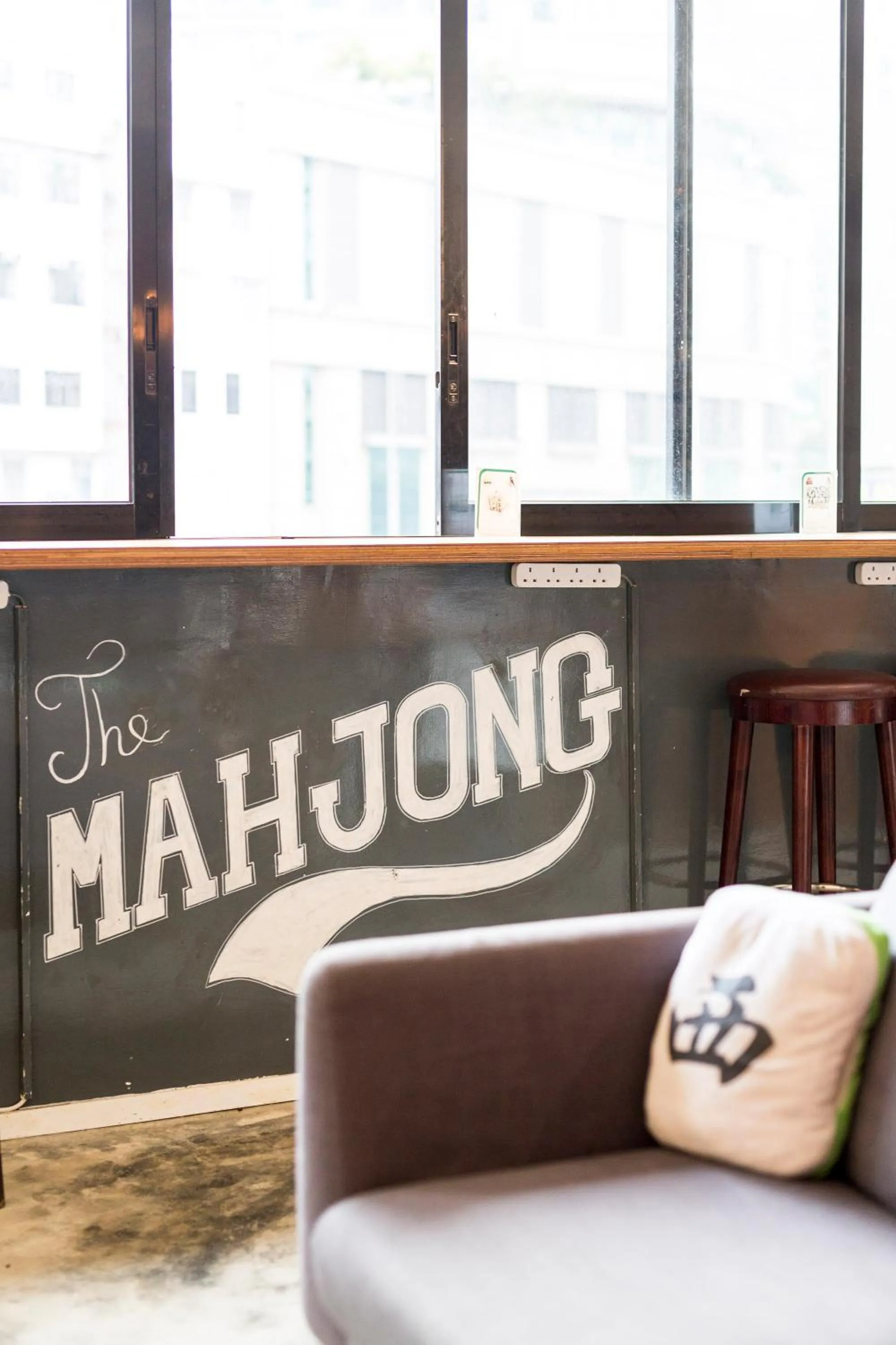 Communal lounge/ TV room in The Mahjong