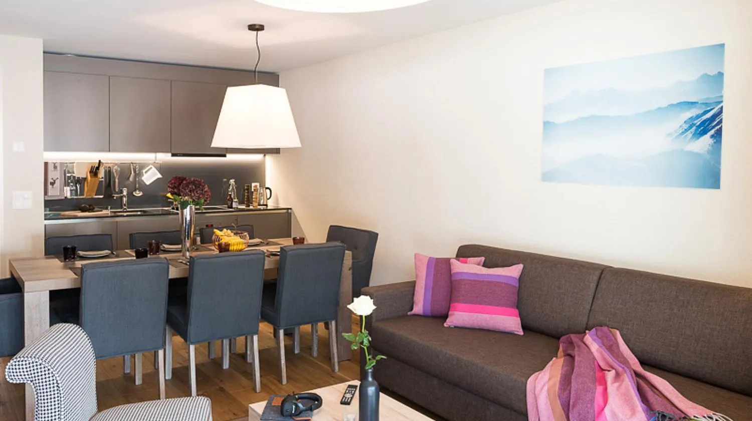 Kitchen or kitchenette in Peaks Place Apartments & SPA