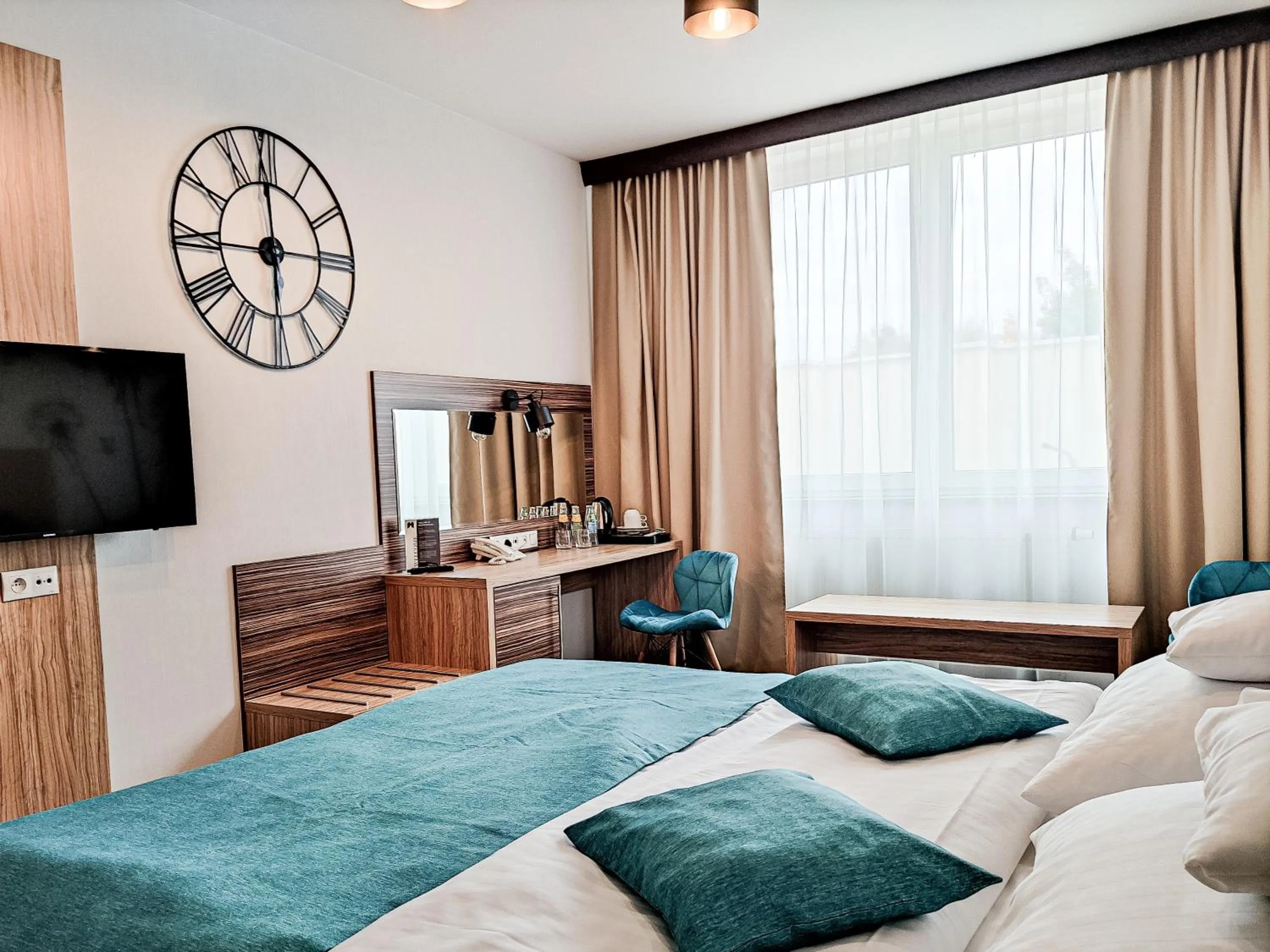 Bed in Hotel Milenium