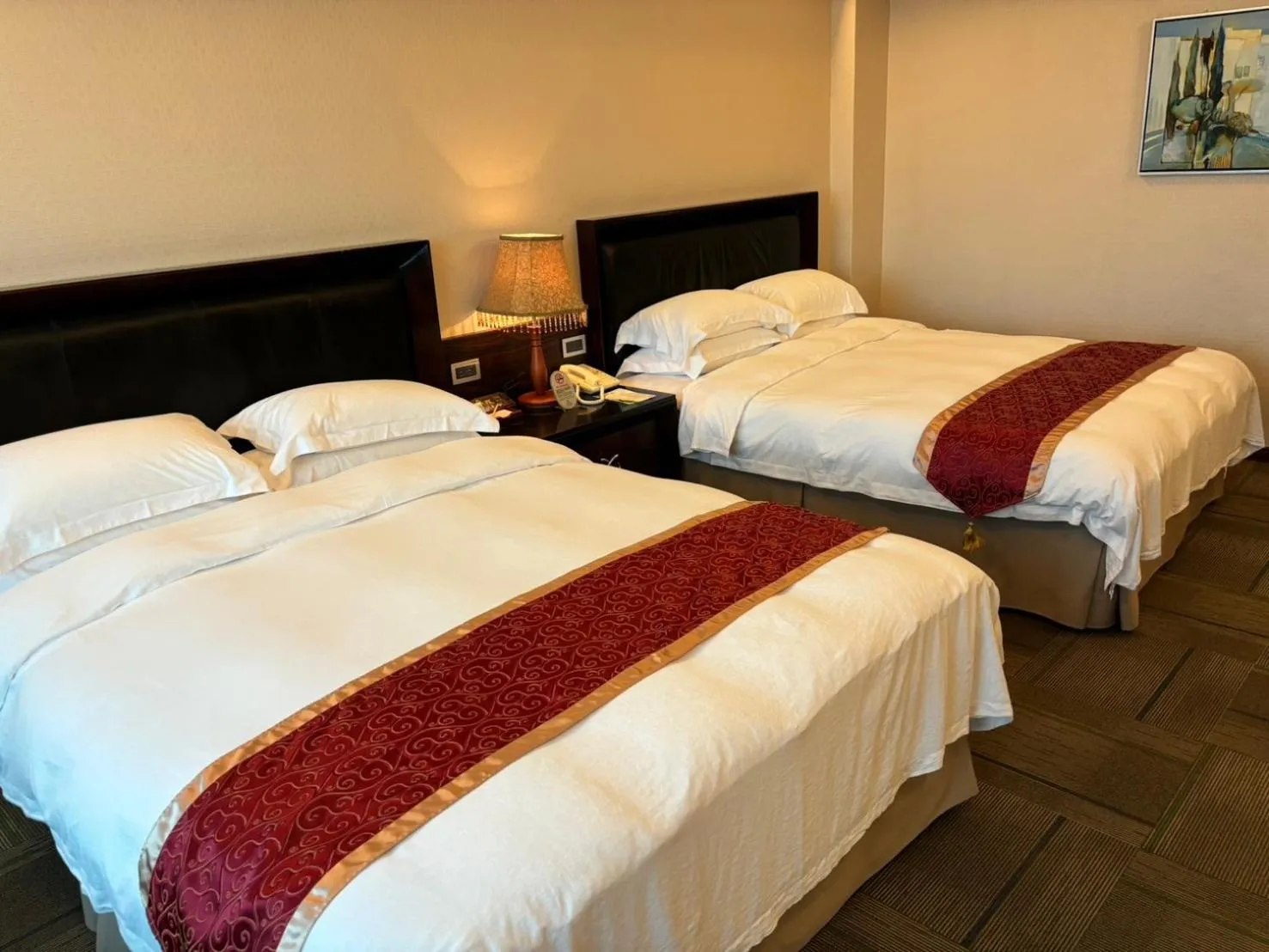 Bed in Art Spa Hotel