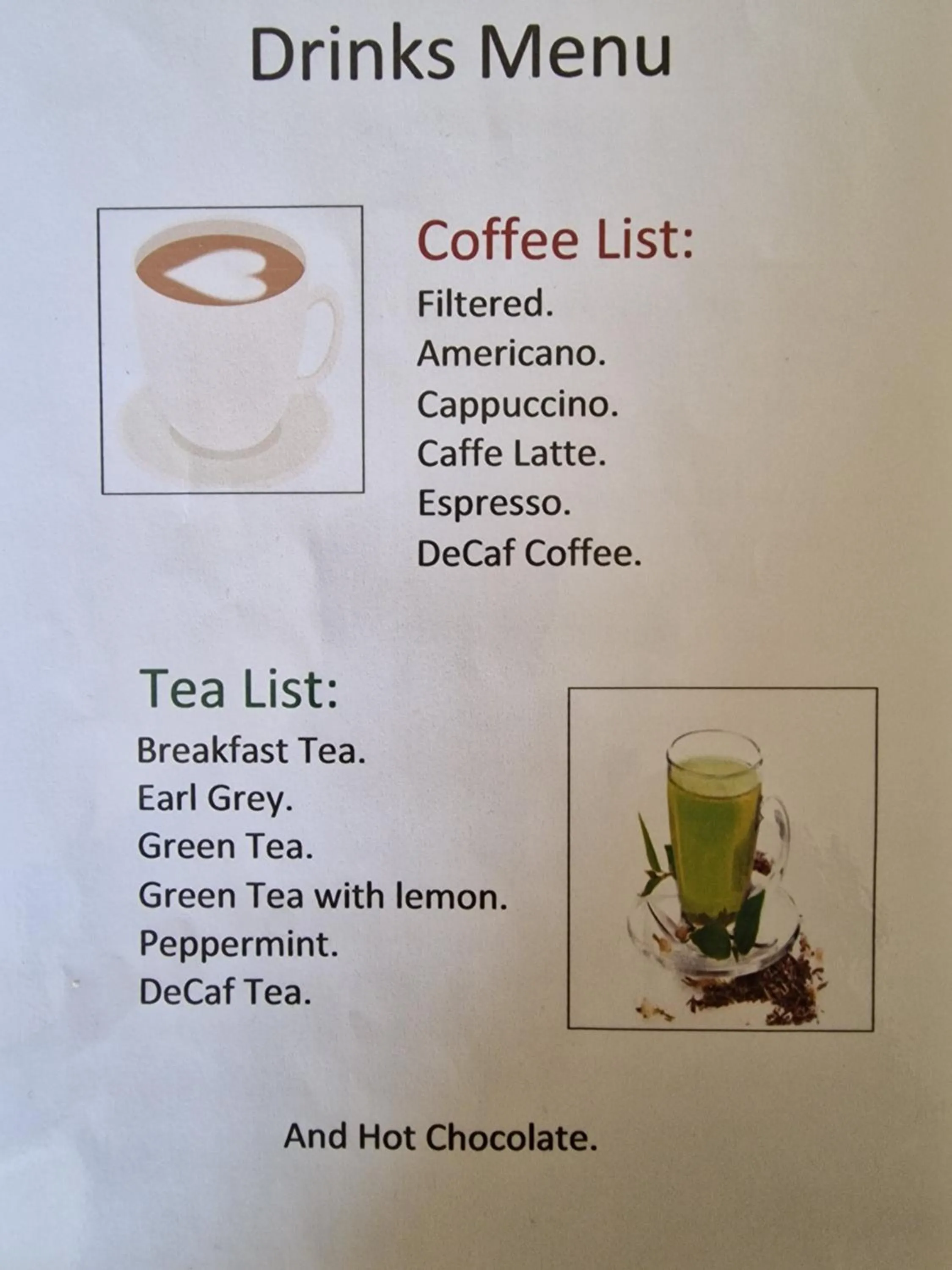 Breakfast in Greenside B&B