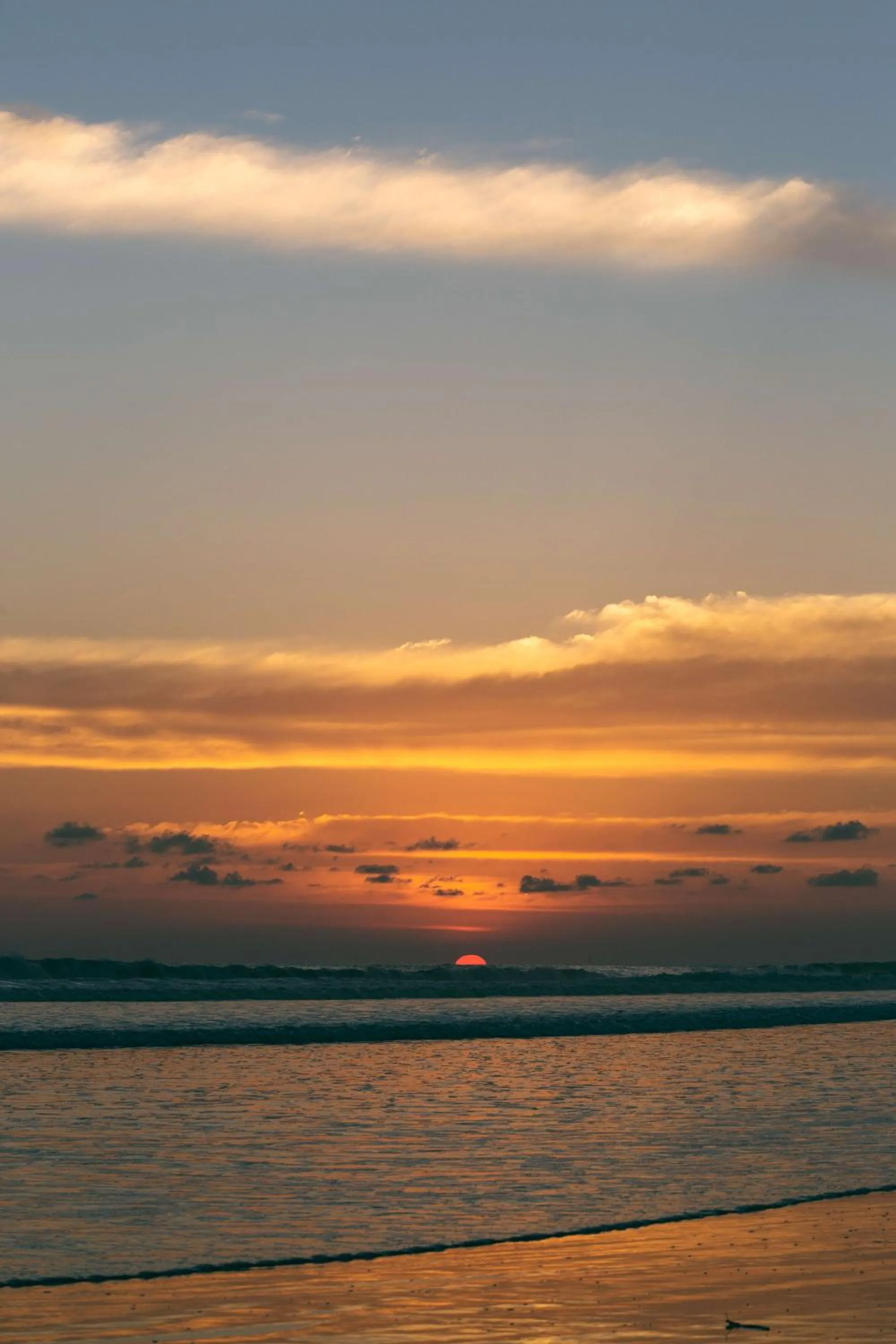 Sunset in Hotel Clandestino beach resort