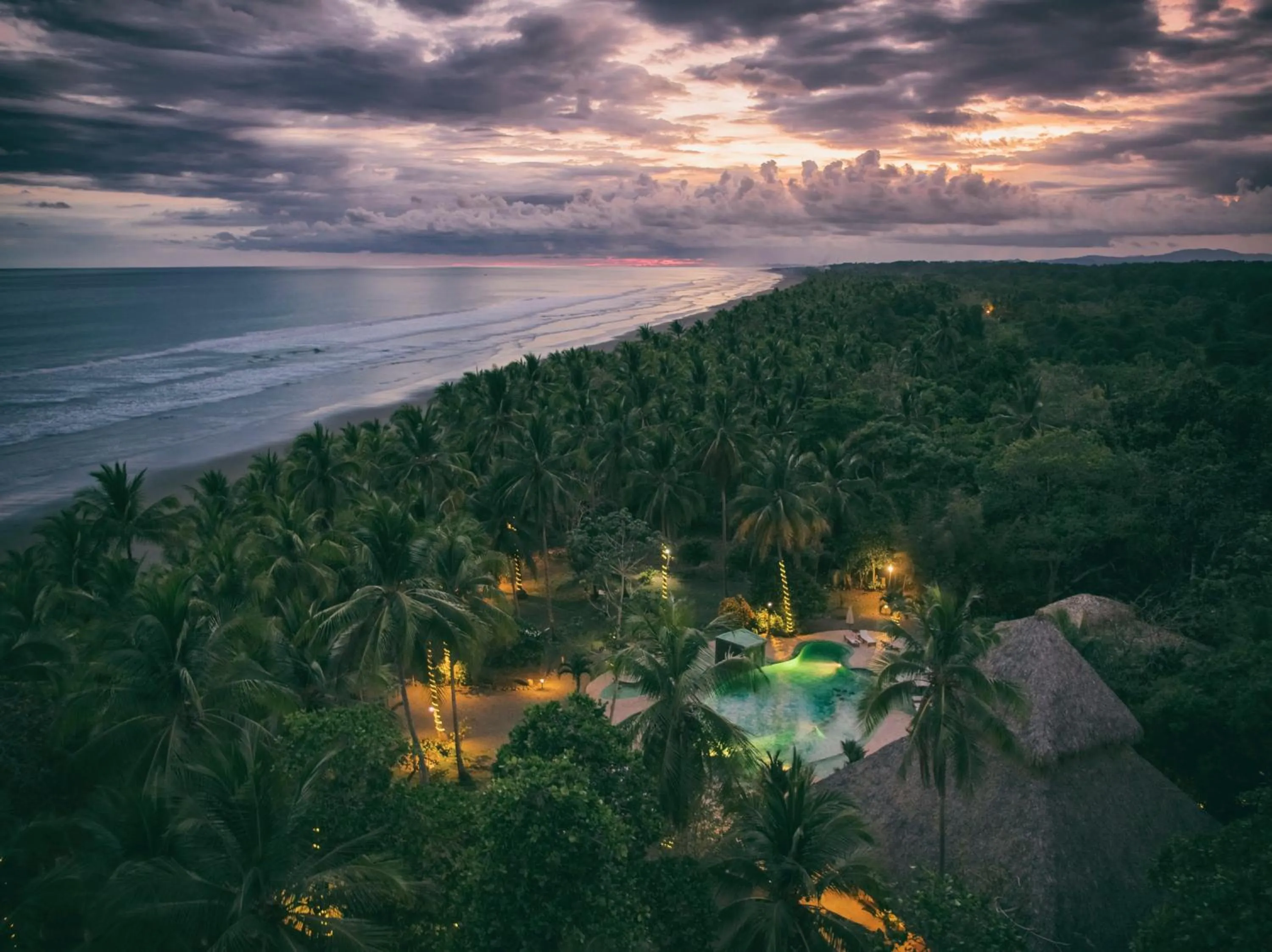 Natural landscape in Hotel Clandestino beach resort