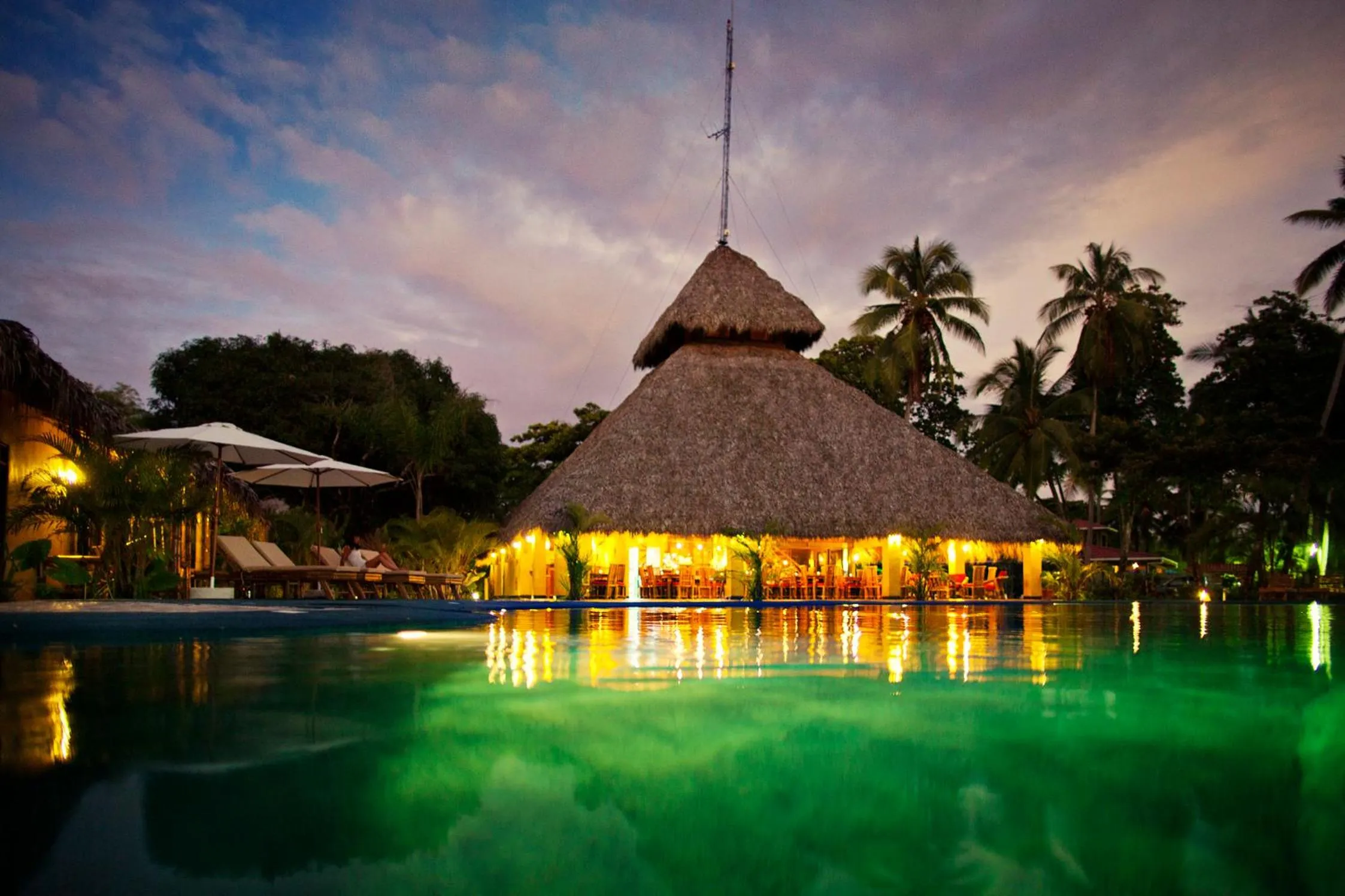 Property building in Hotel Clandestino beach resort