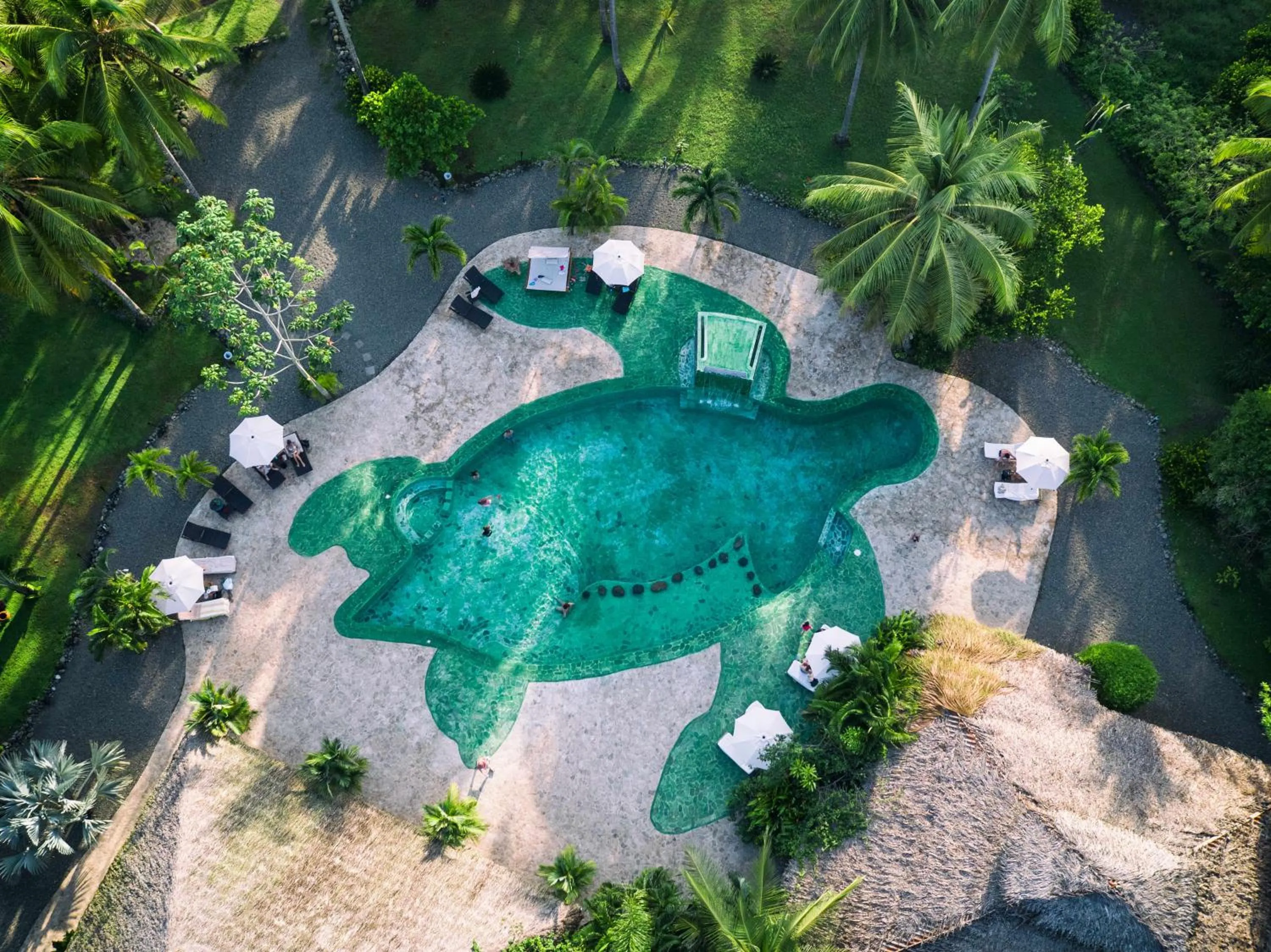 Garden view in Hotel Clandestino beach resort