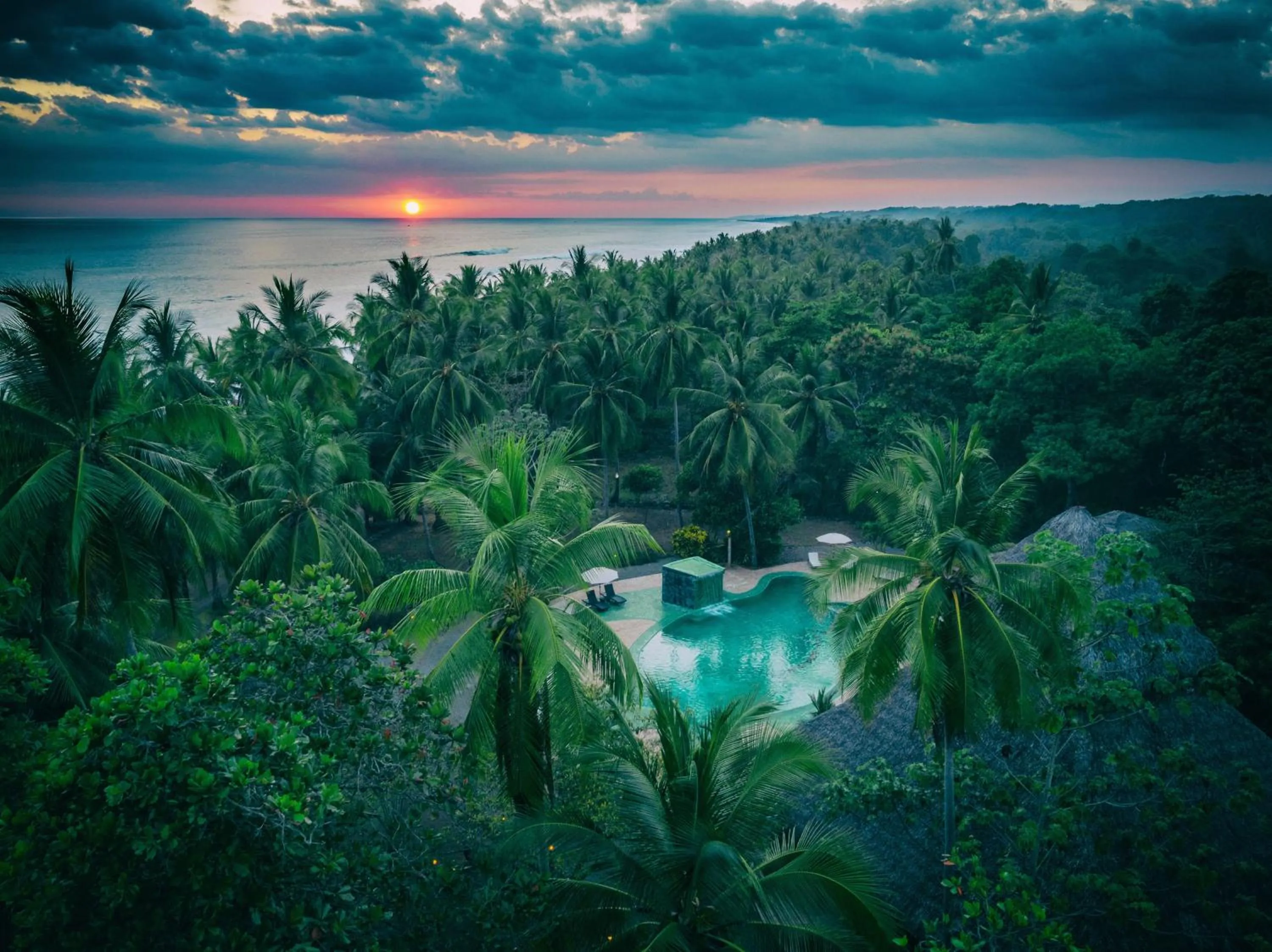 Natural landscape in Hotel Clandestino beach resort