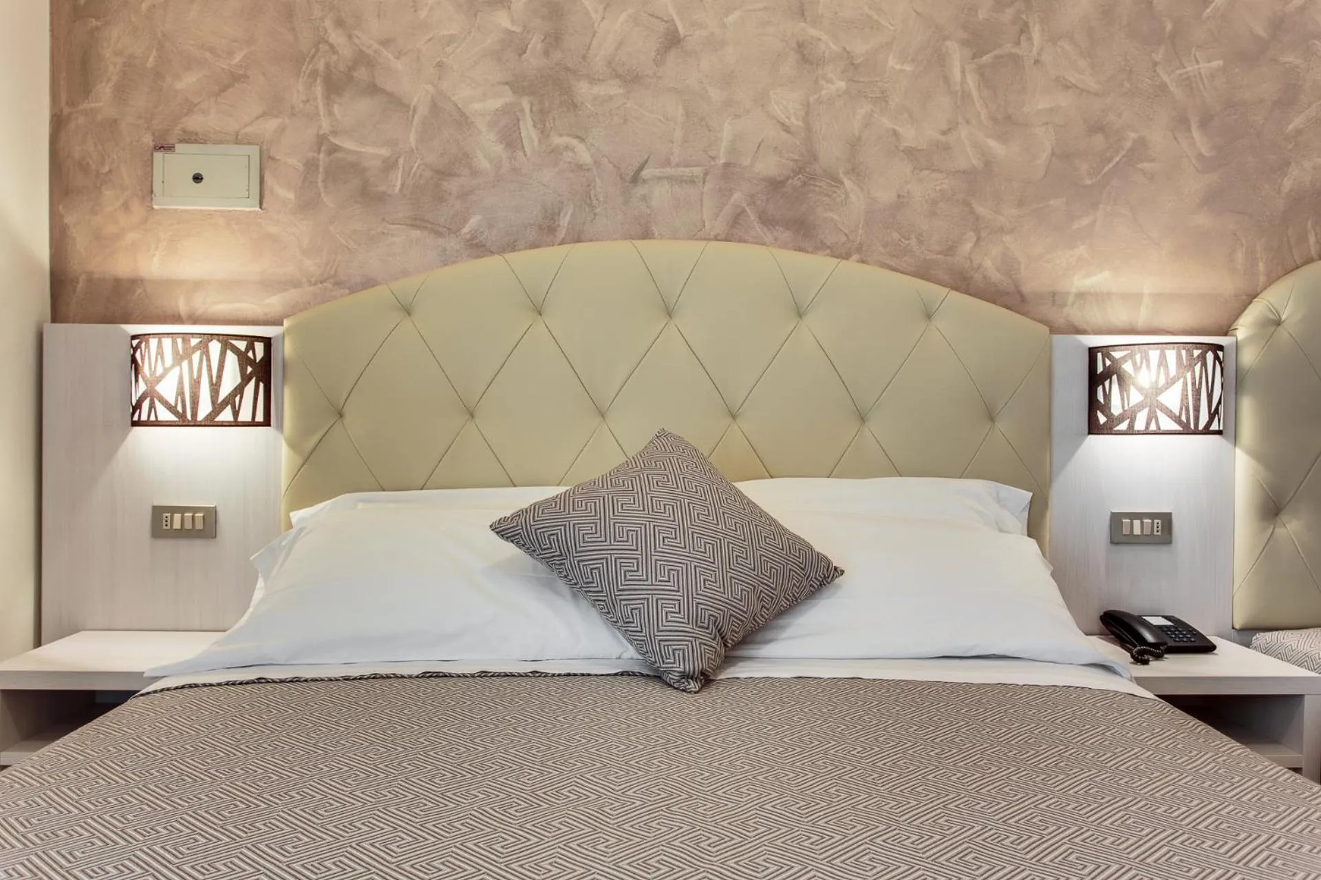 Decorative detail, Bed in Hotel Dolcevita