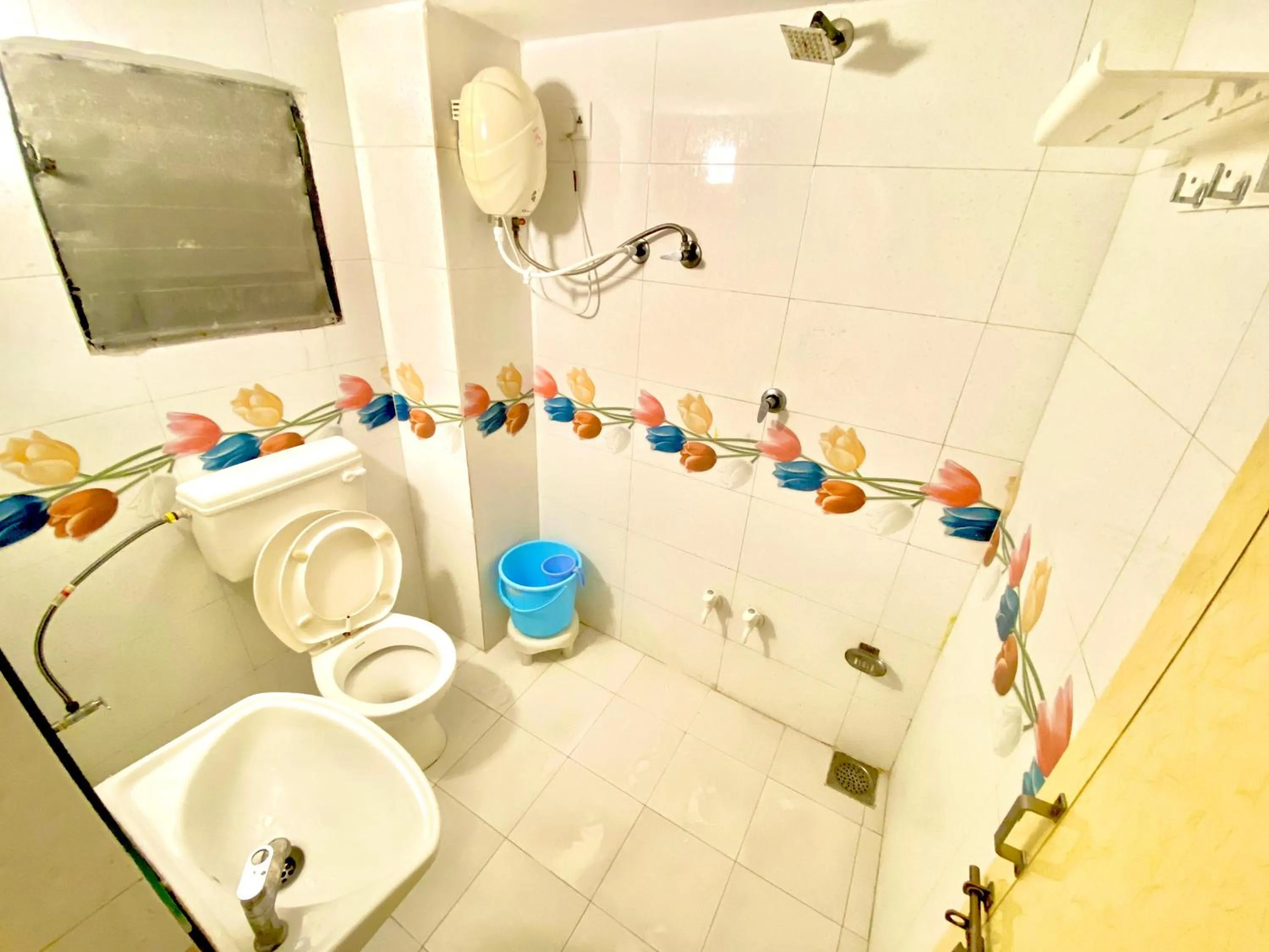 Shower in Hotel ABC Satellite Prahlad Nagar