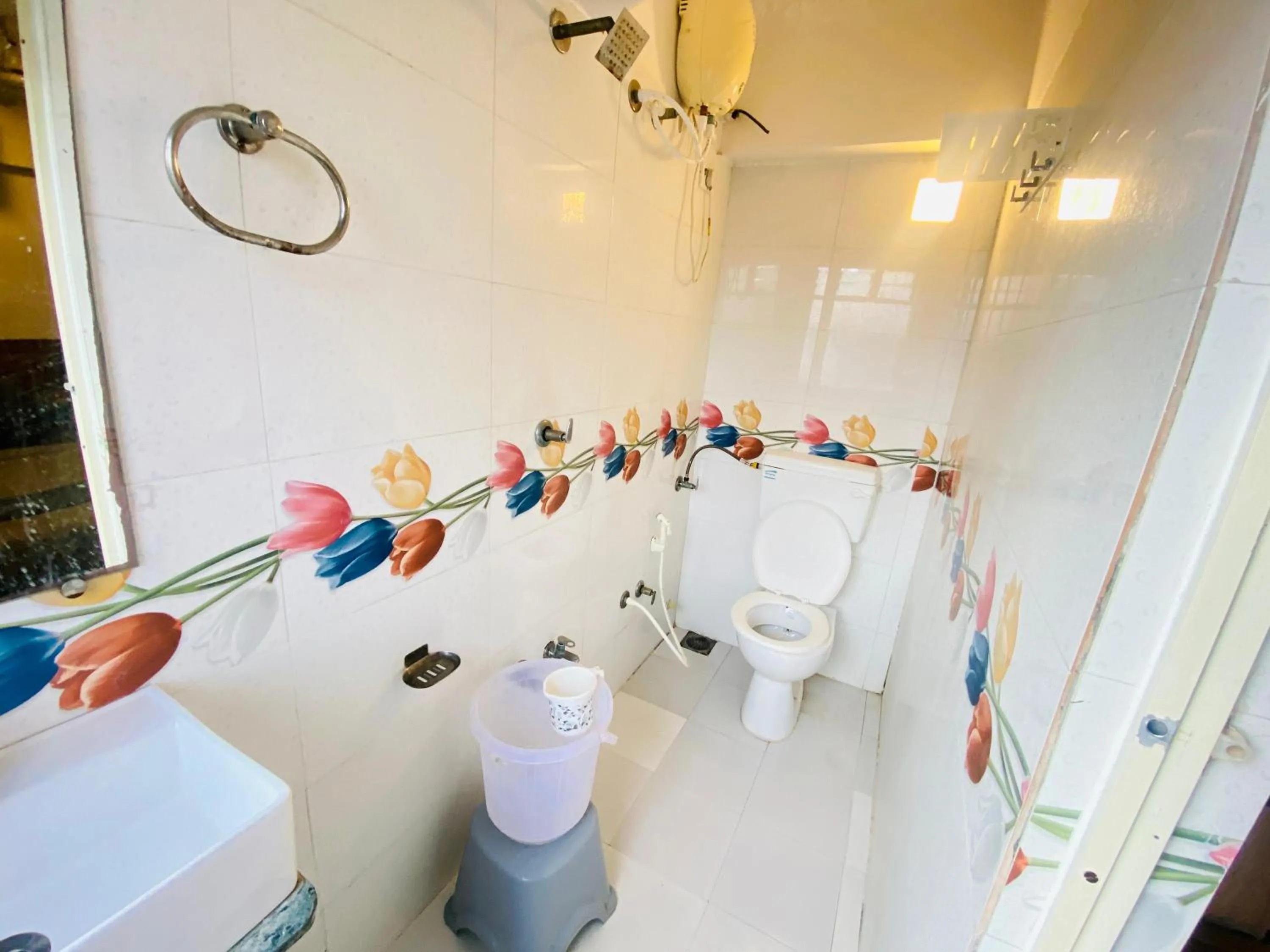 Shower in Hotel ABC Satellite Prahlad Nagar