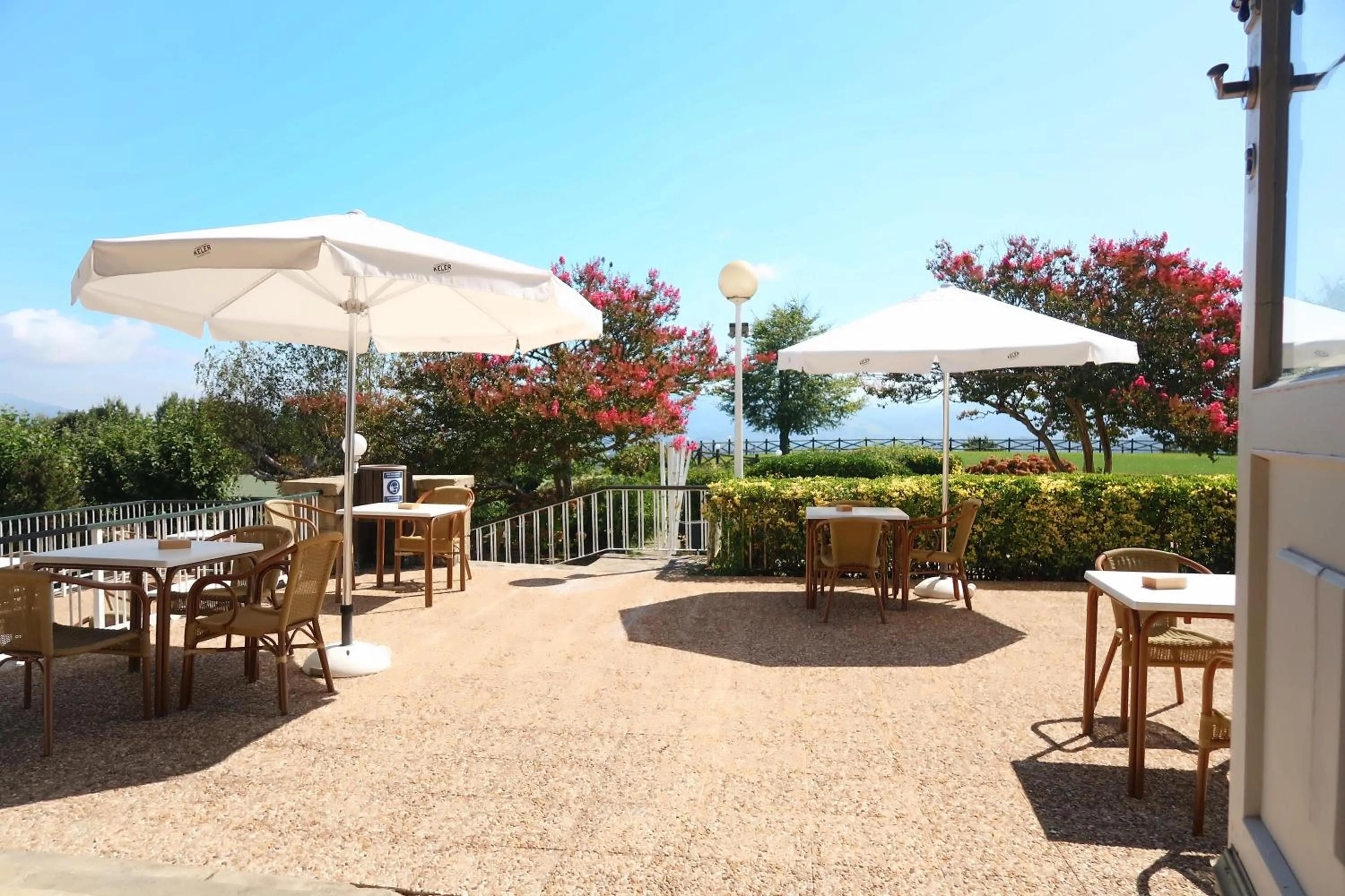 Garden in Hotel Gudamendi