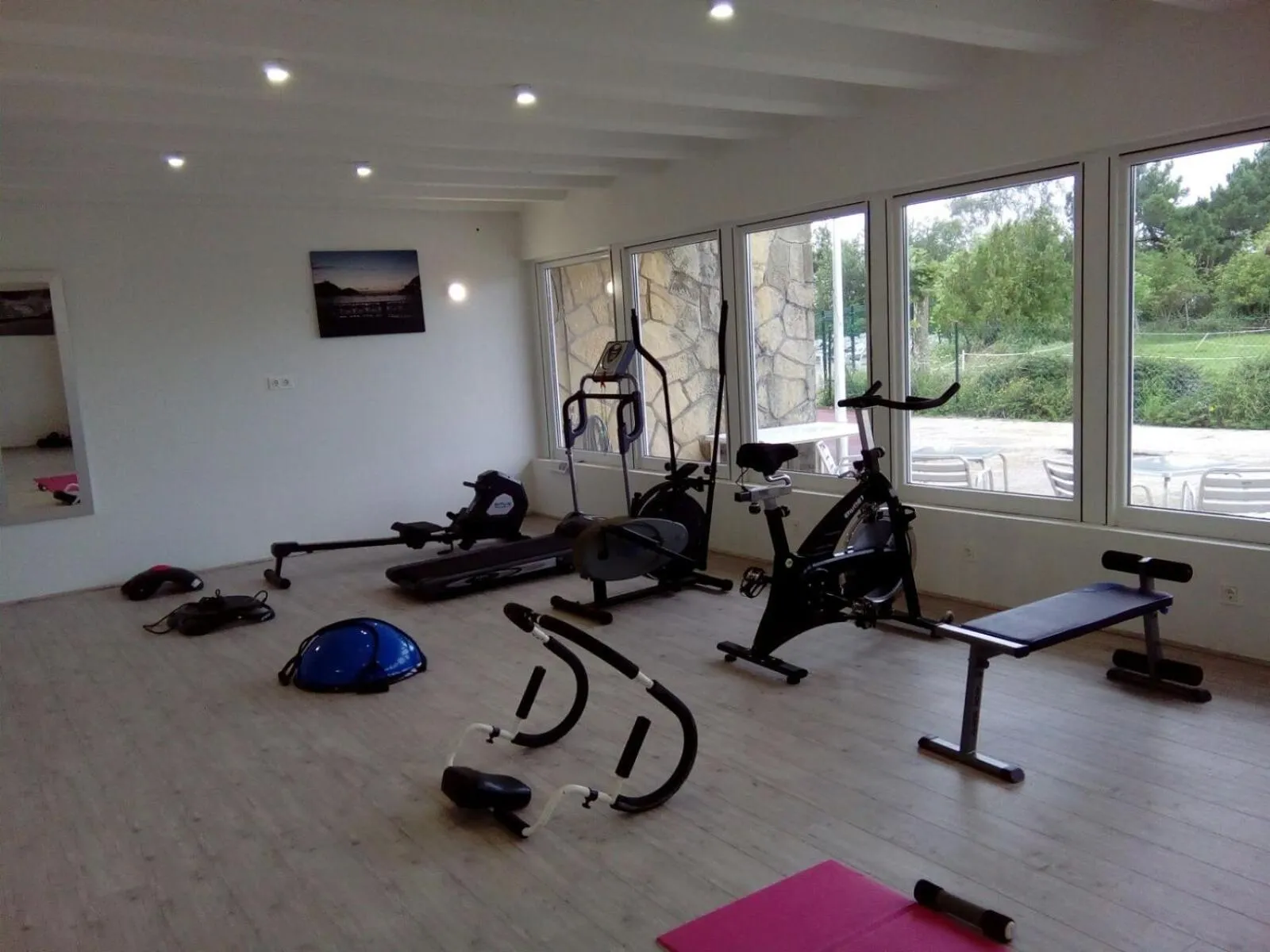 Fitness centre/facilities in Hotel Gudamendi
