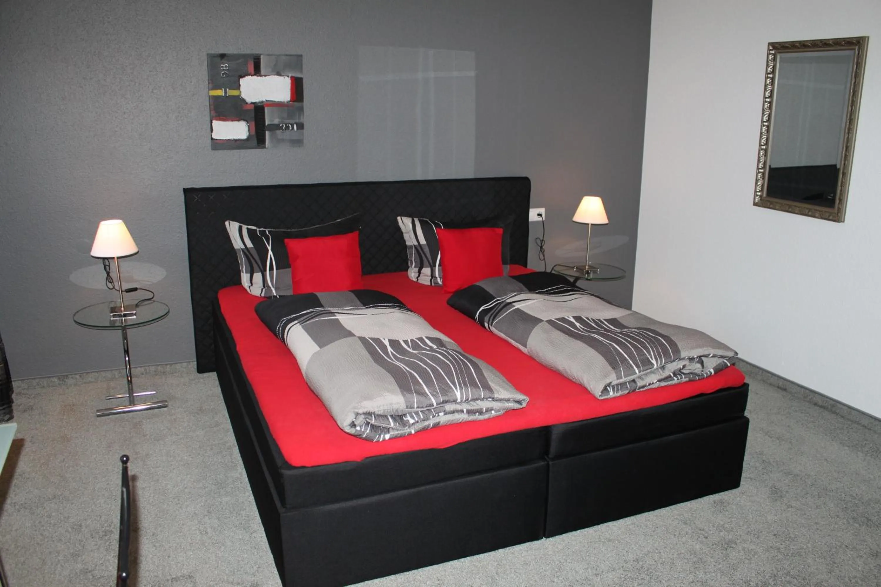 Bedroom, Bed in Landhaus Goldenes Kreuz