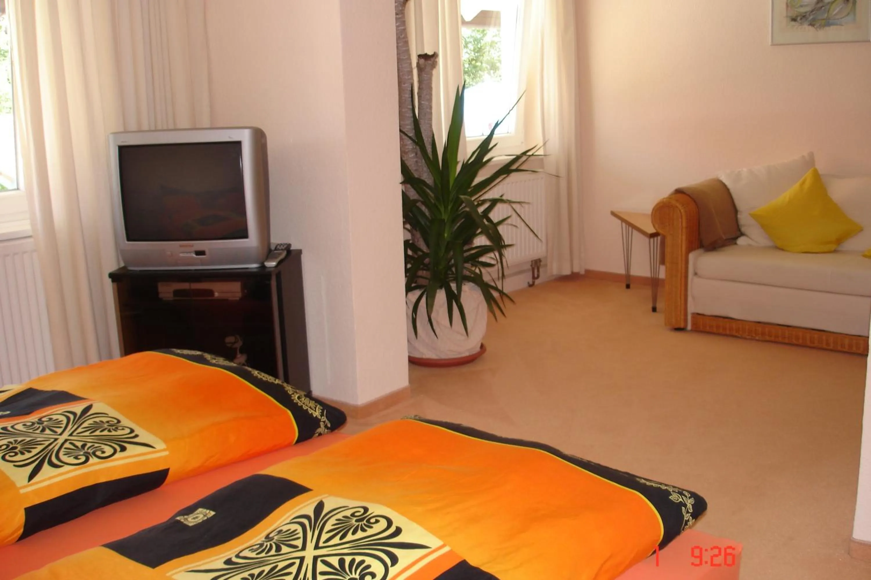 Decorative detail, Bed in Landhaus Goldenes Kreuz