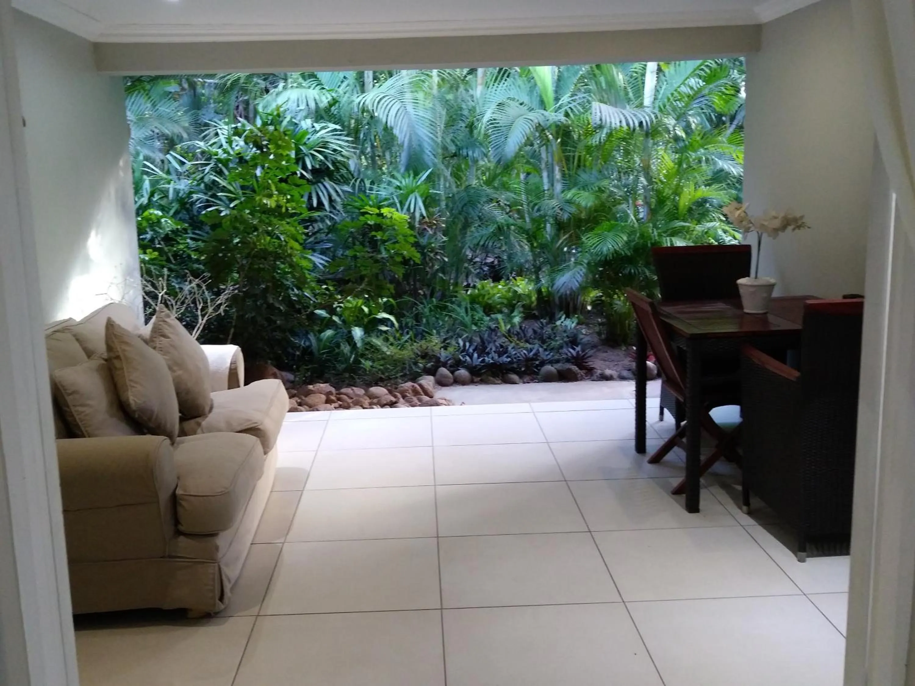 Patio in St Lucia Kingfisher Lodge