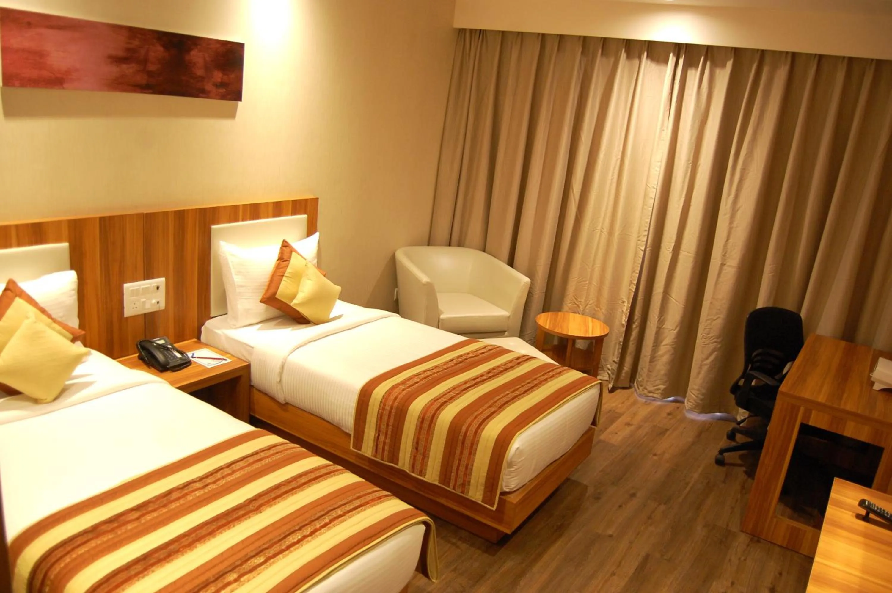 Bed in Hotel Le Roi Raipur at Raipur Railway Station