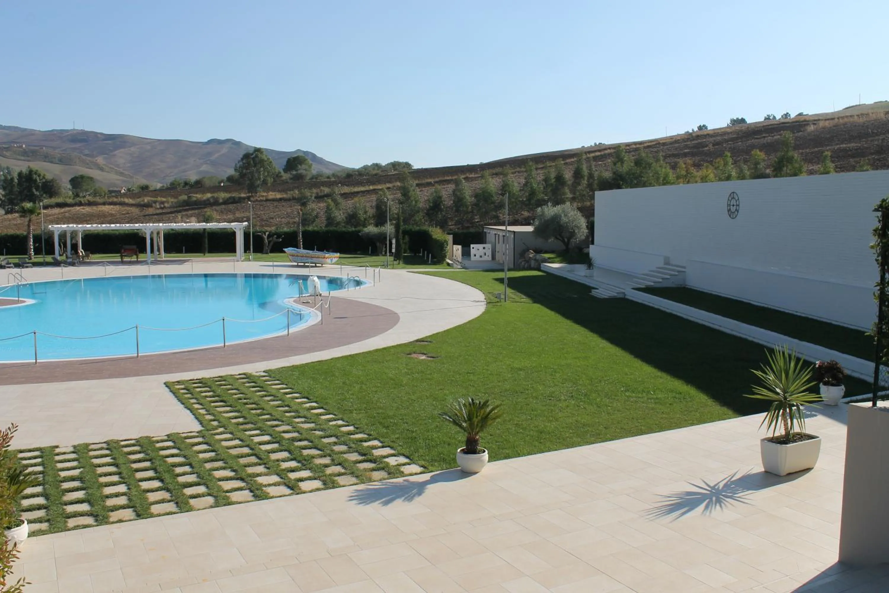 Pool view in Casale Margherita