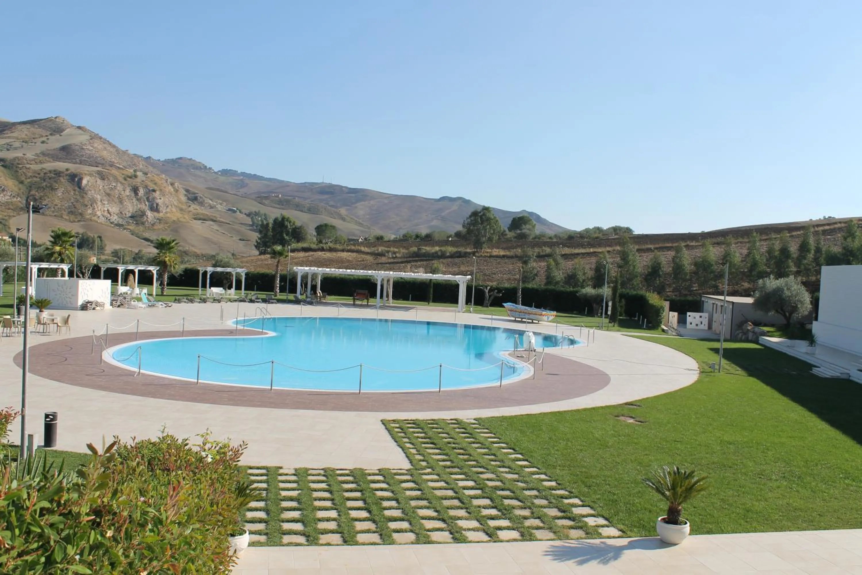 Pool view in Casale Margherita