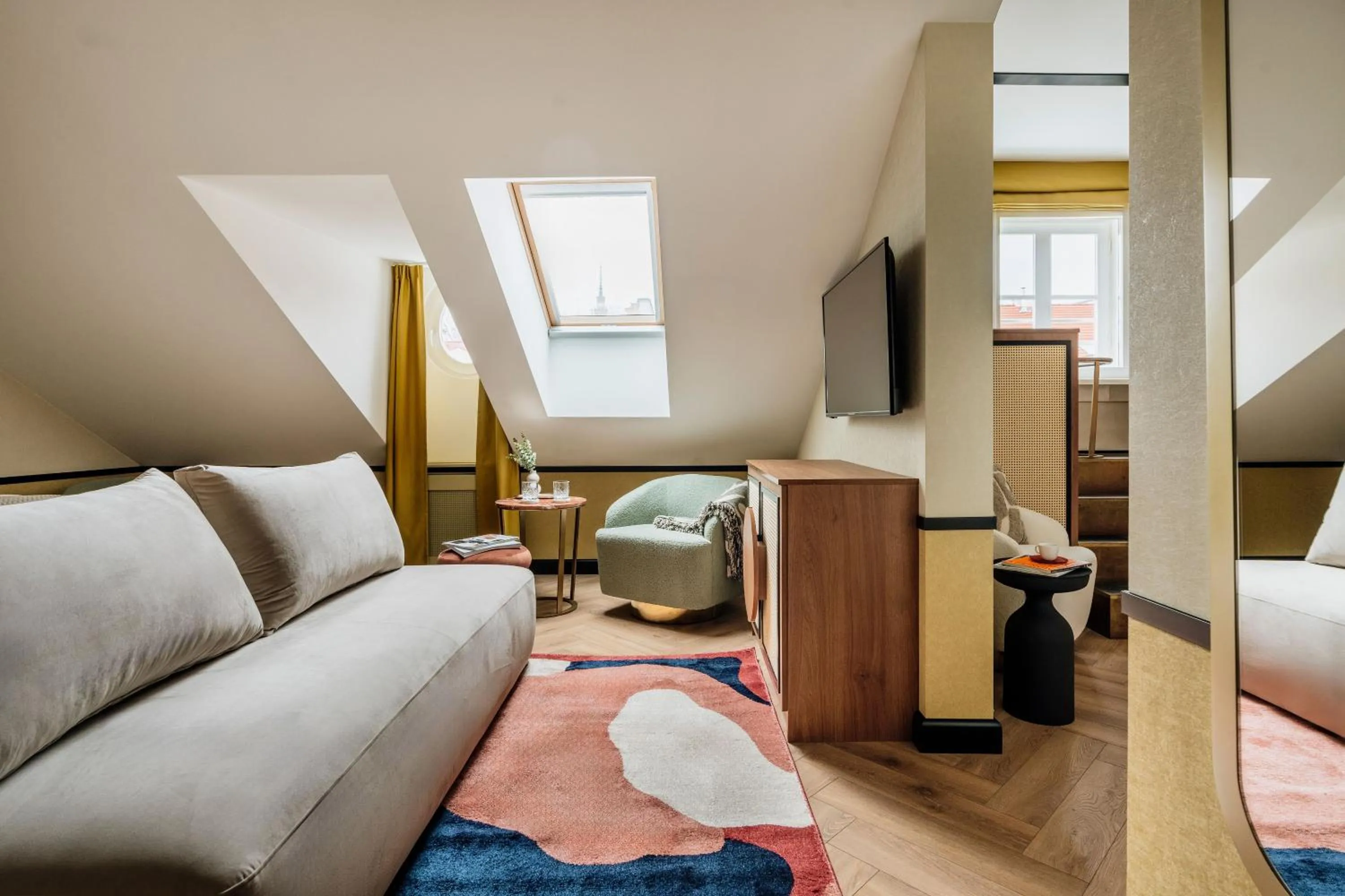 Seating area in Colette - LoftAffair Collection