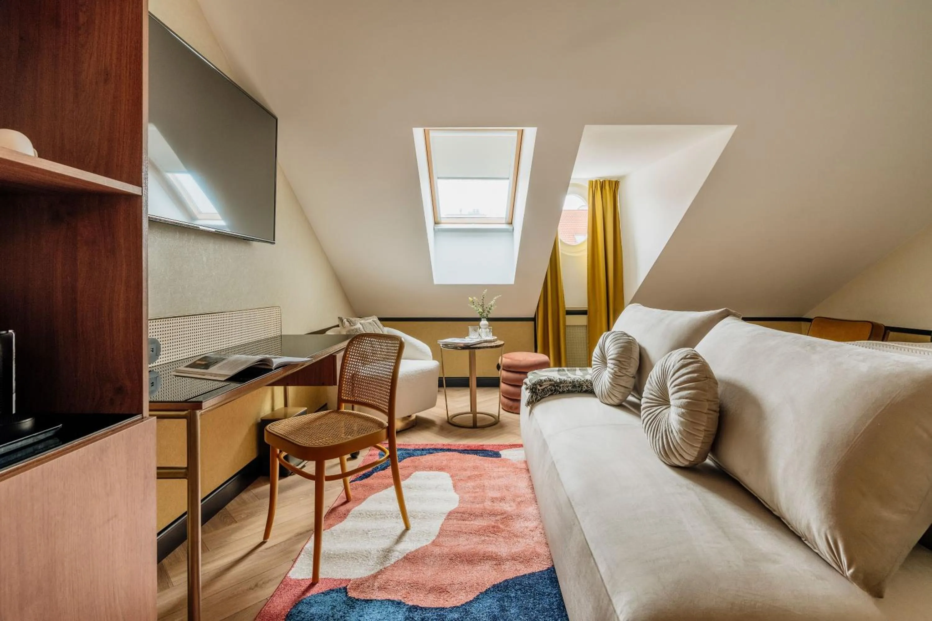 Seating area in Colette - LoftAffair Collection