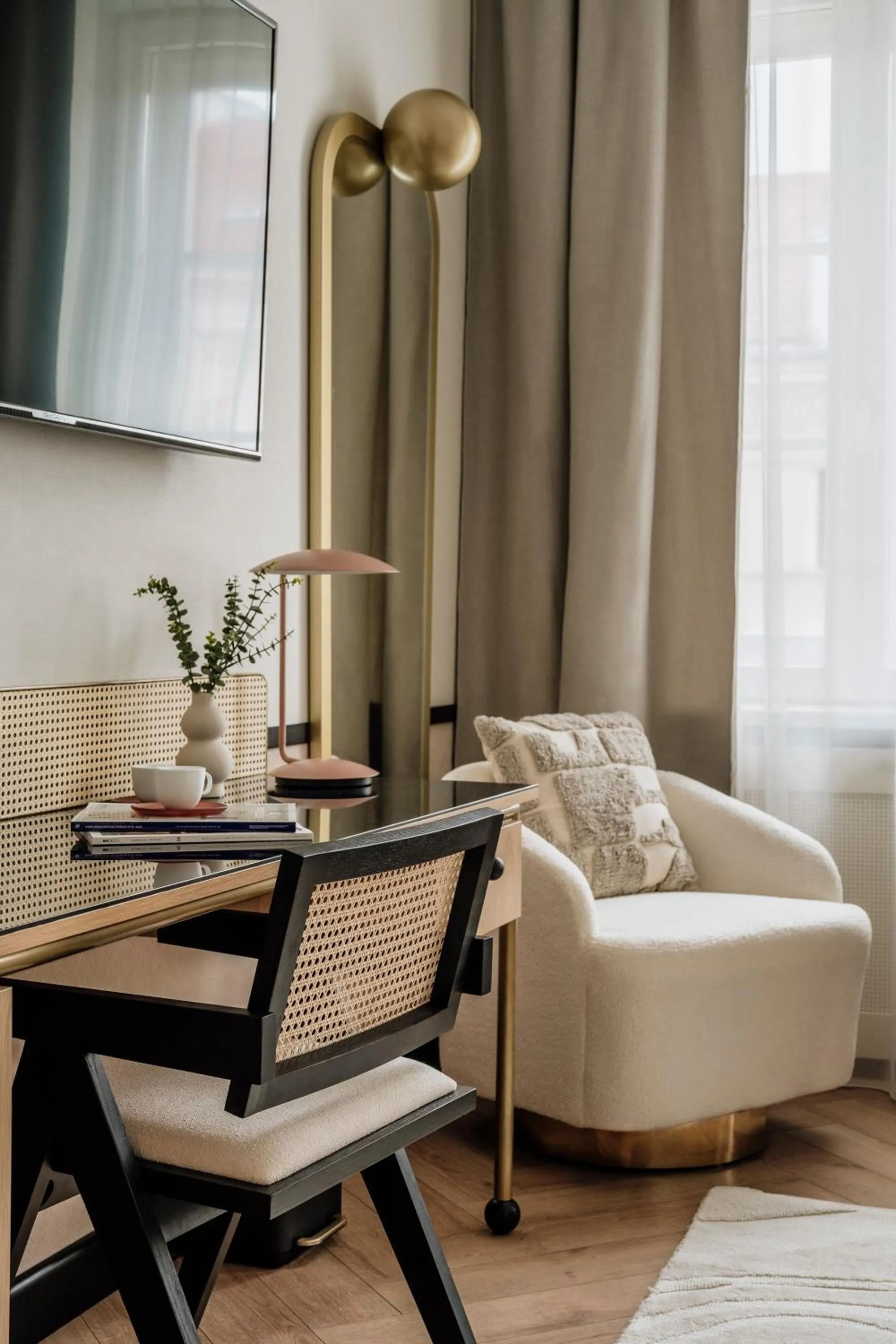 Seating area in Colette - LoftAffair Collection