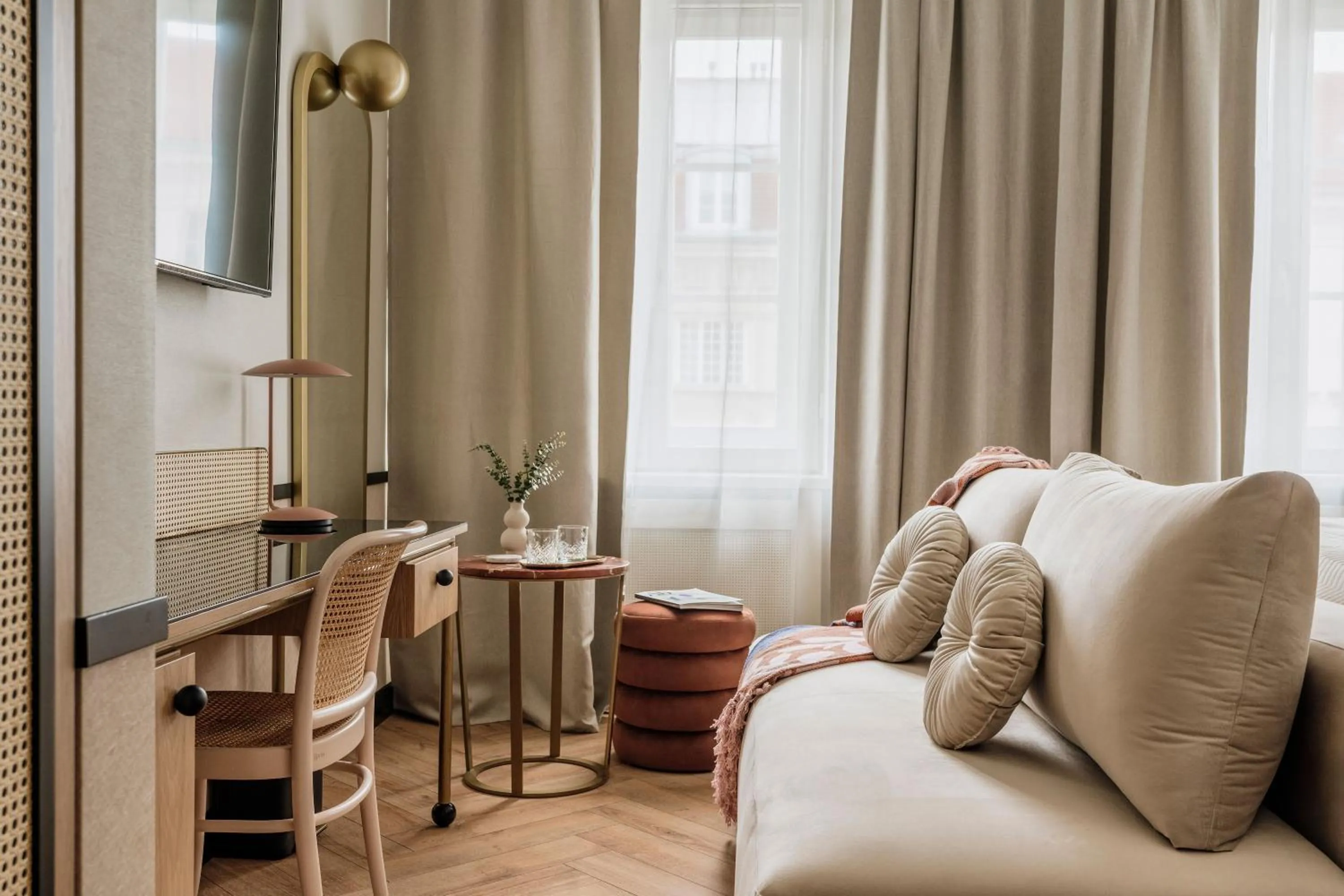 Seating area in Colette - LoftAffair Collection