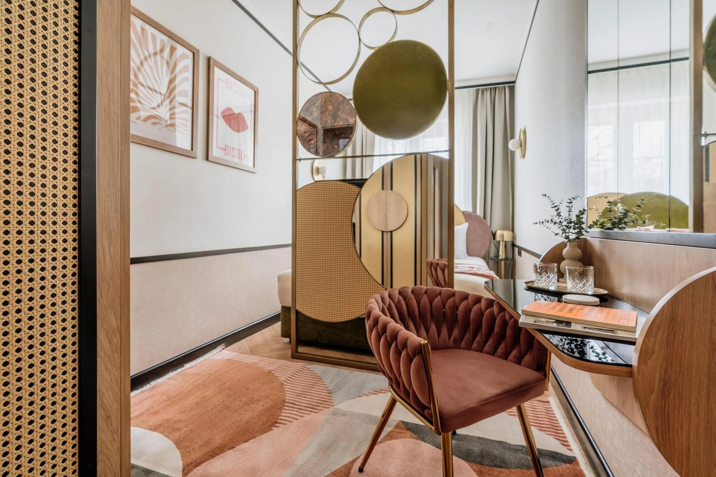 Seating area in Colette - LoftAffair Collection