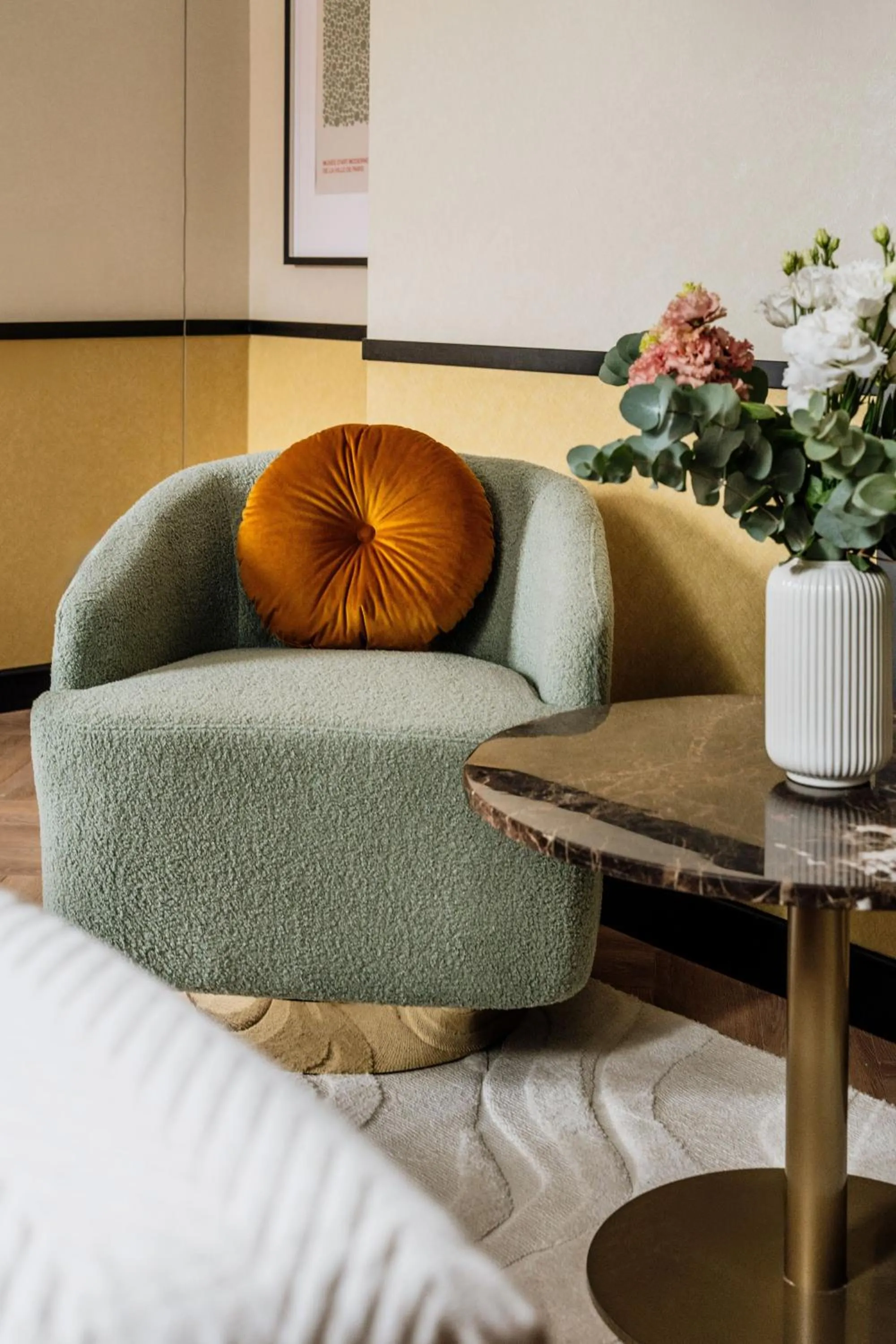 Seating area in Colette - LoftAffair Collection