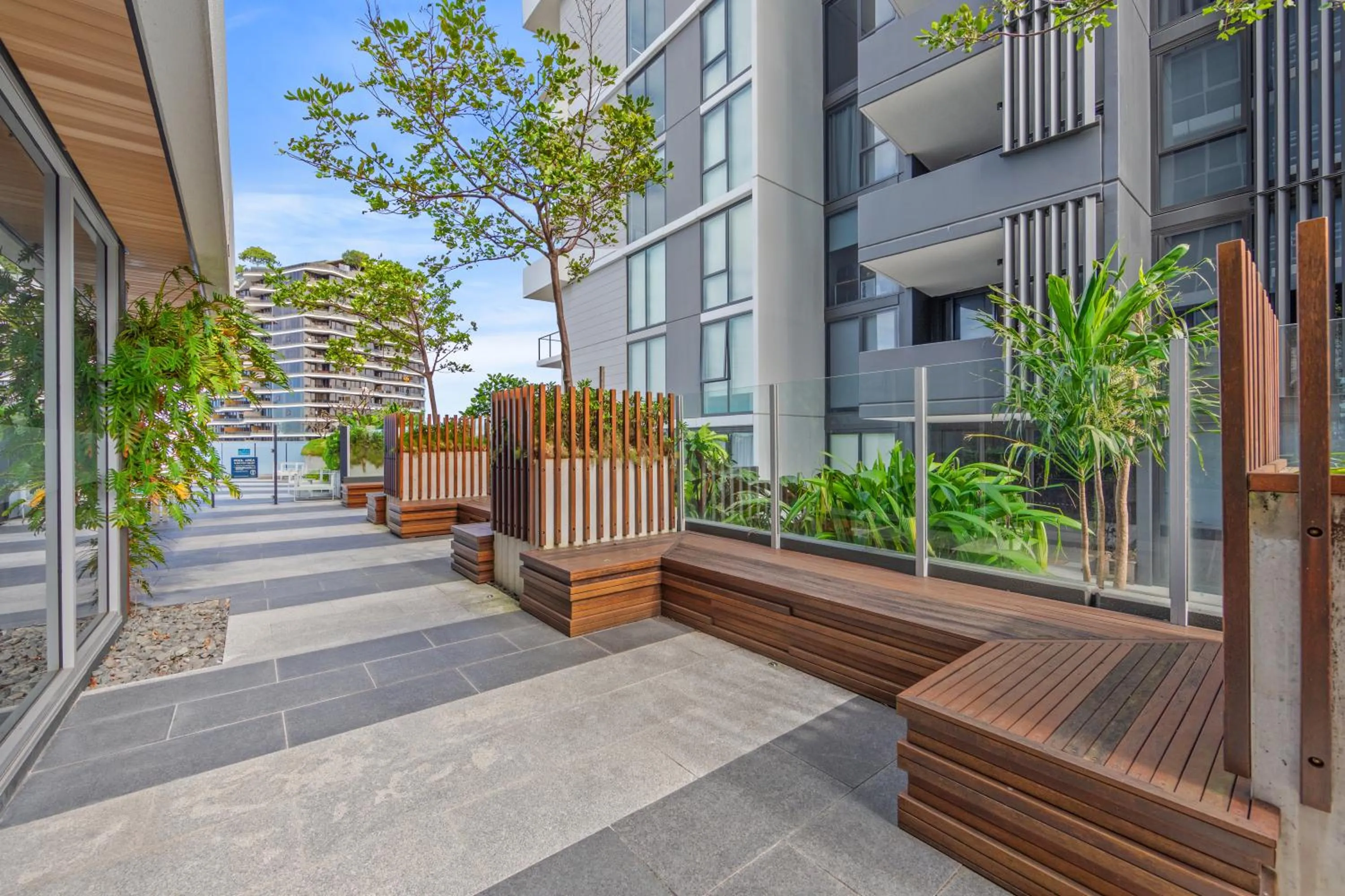 Property building in Trafalgar Lane Apartments by CLLIX