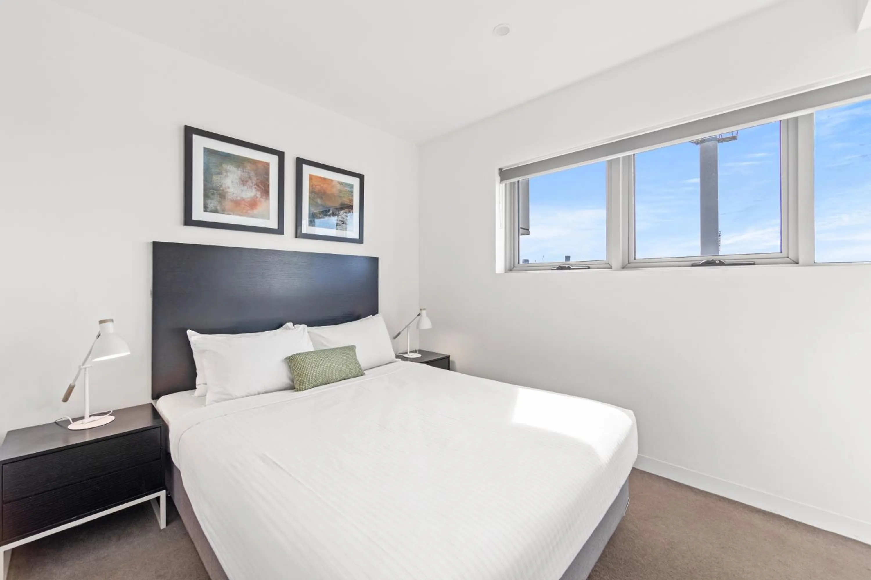 Bed in Trafalgar Lane Apartments by CLLIX