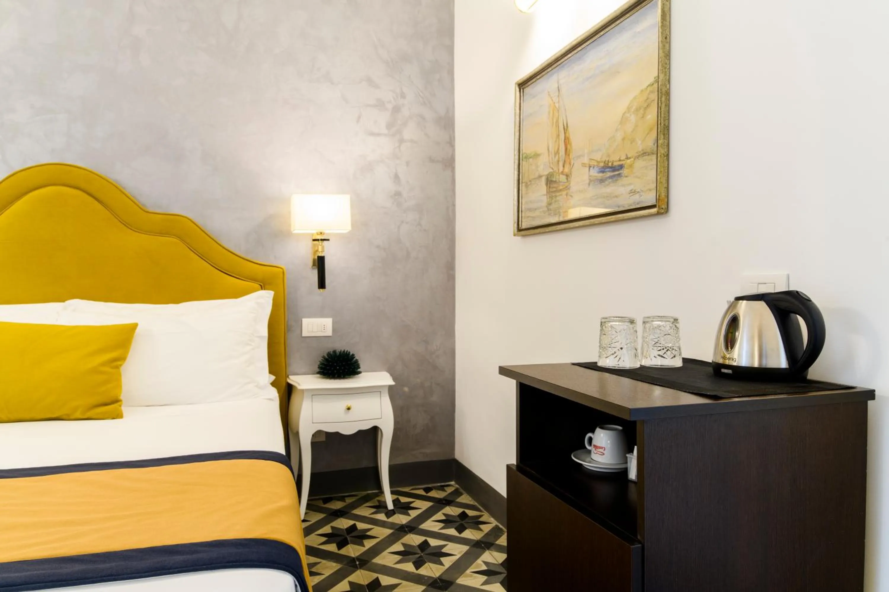 Coffee/tea facilities, Bed in Amalfi Luxury House