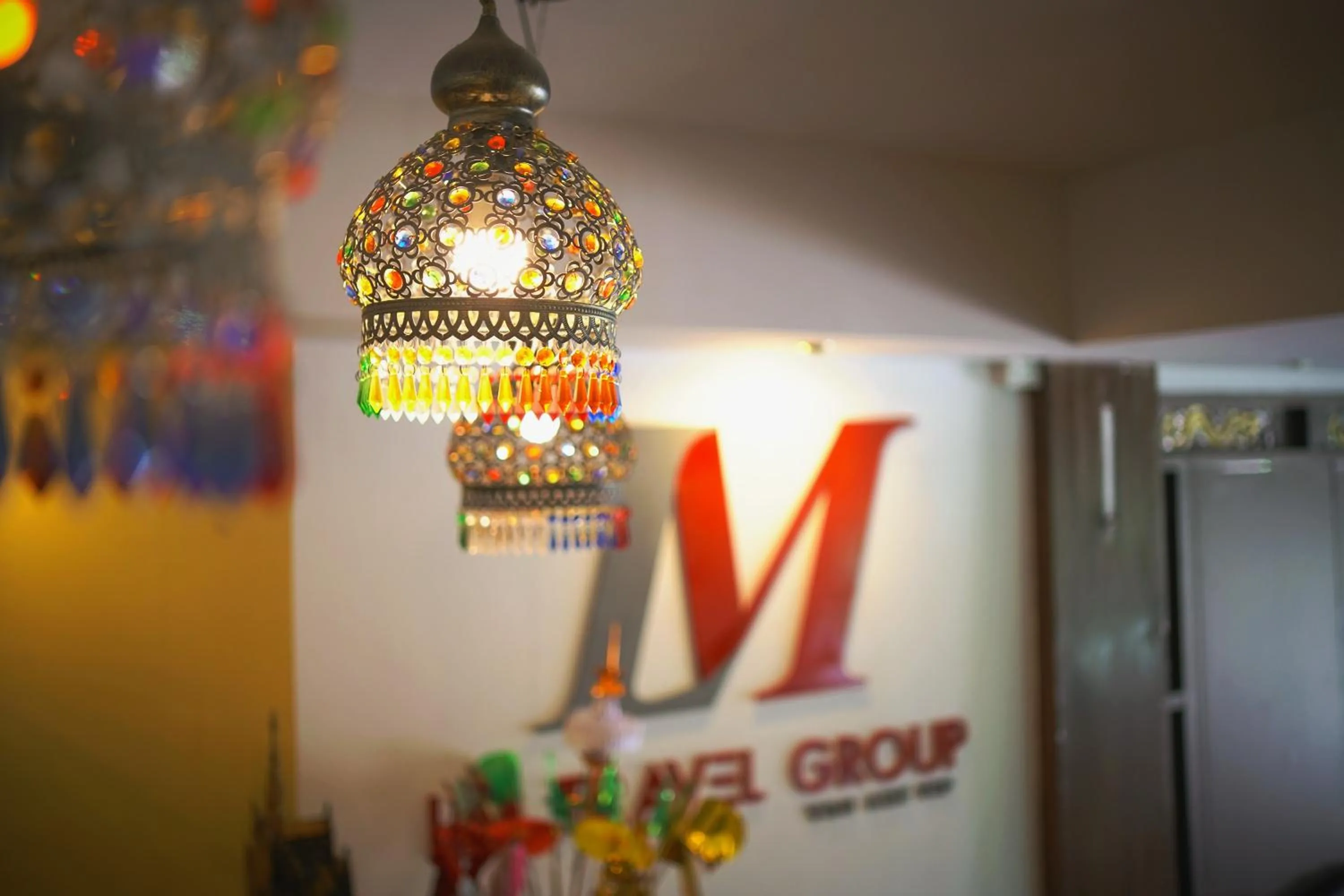 Lobby or reception in LM Hostel