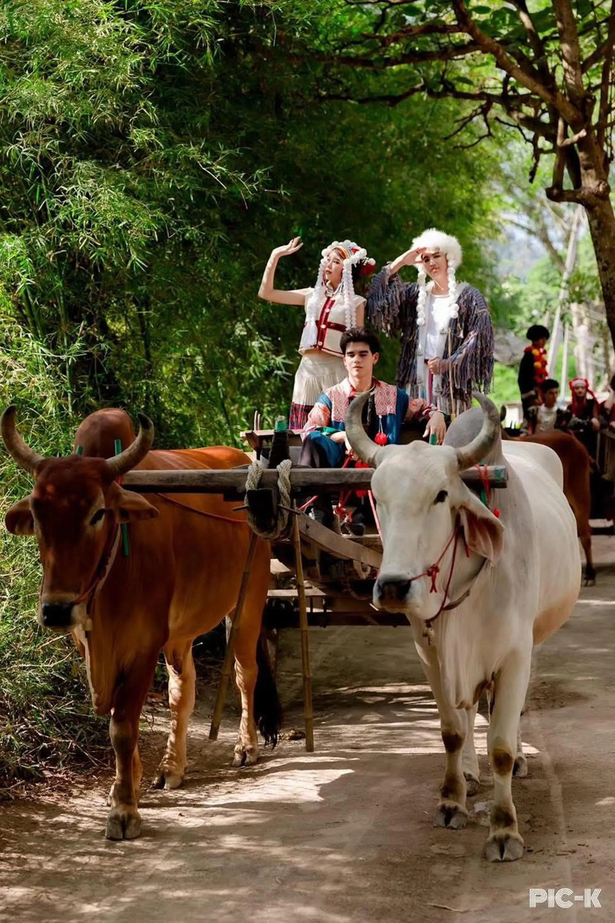 group of guests in Tung Lakorn Farm